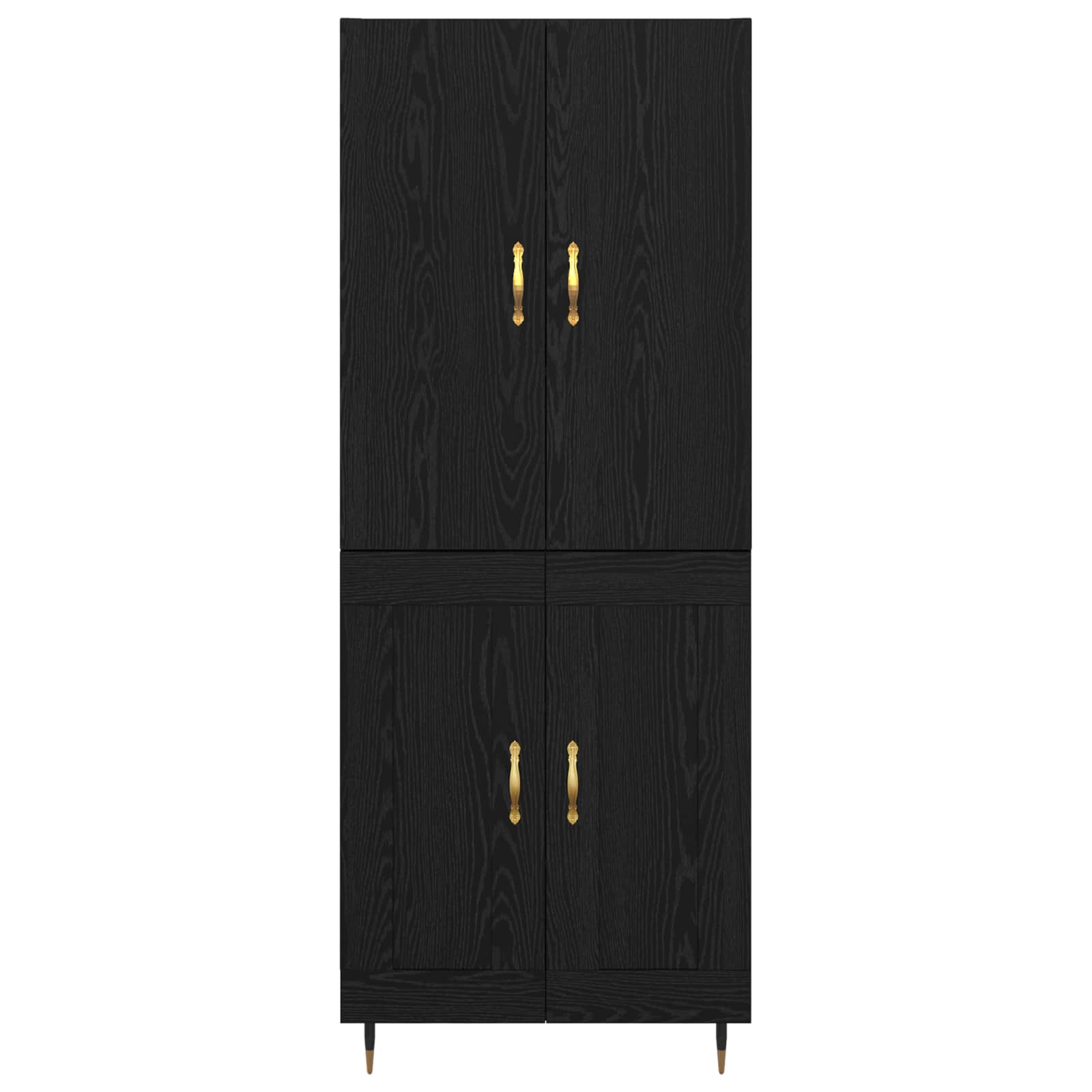 Haut Armoire Chêne noir 69,5 x 34 x 180 cm Bois d'ingénierie - XIOS