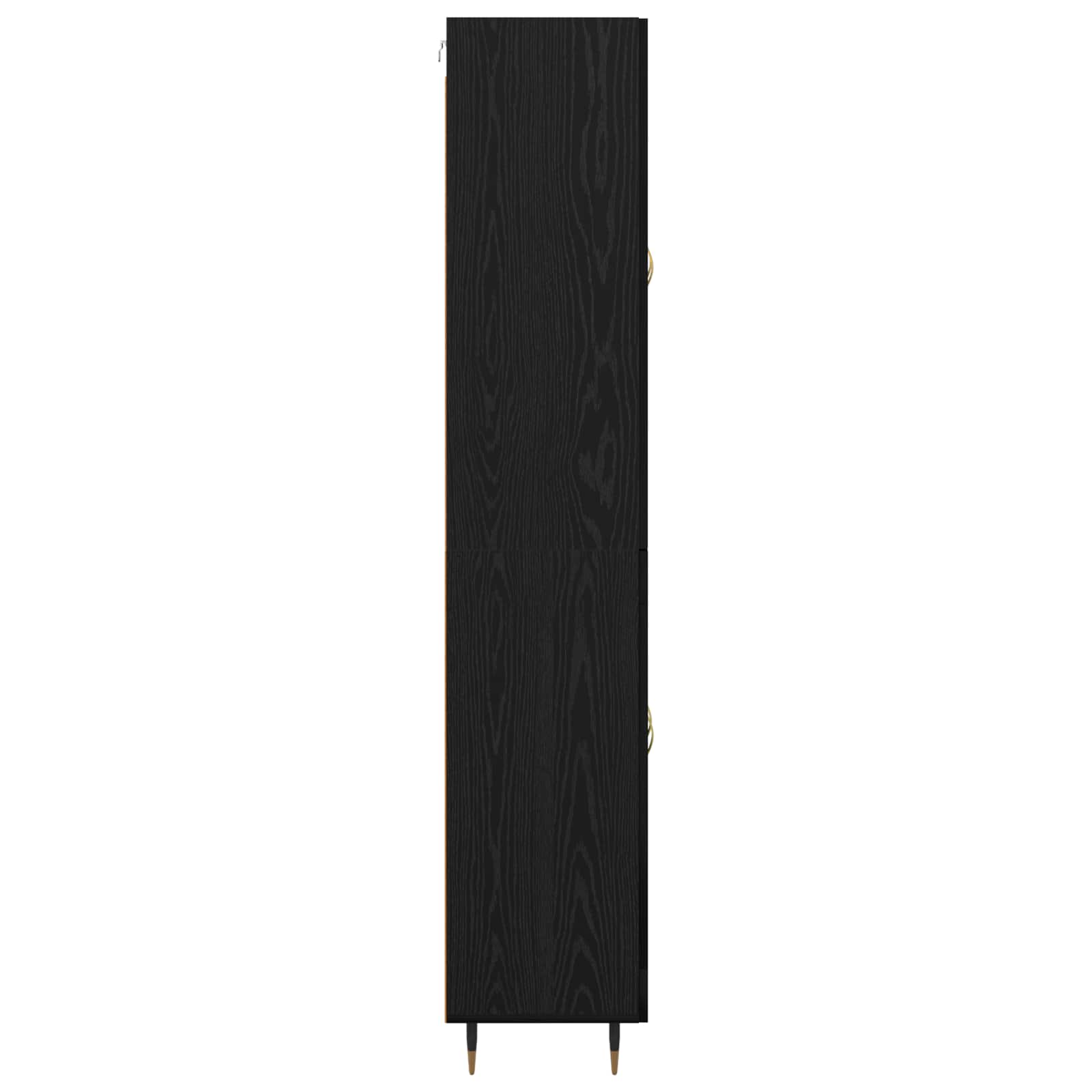 Haut Armoire Chêne noir 69,5 x 34 x 180 cm Bois d'ingénierie - XIOS