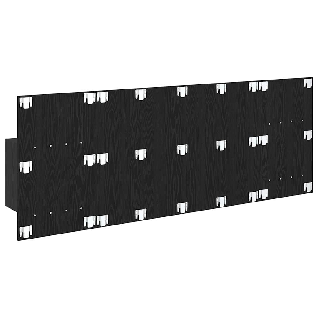 Tête de lit avec armoire 3 pcs Chêne noir Bois d'ingénierie - XIOS