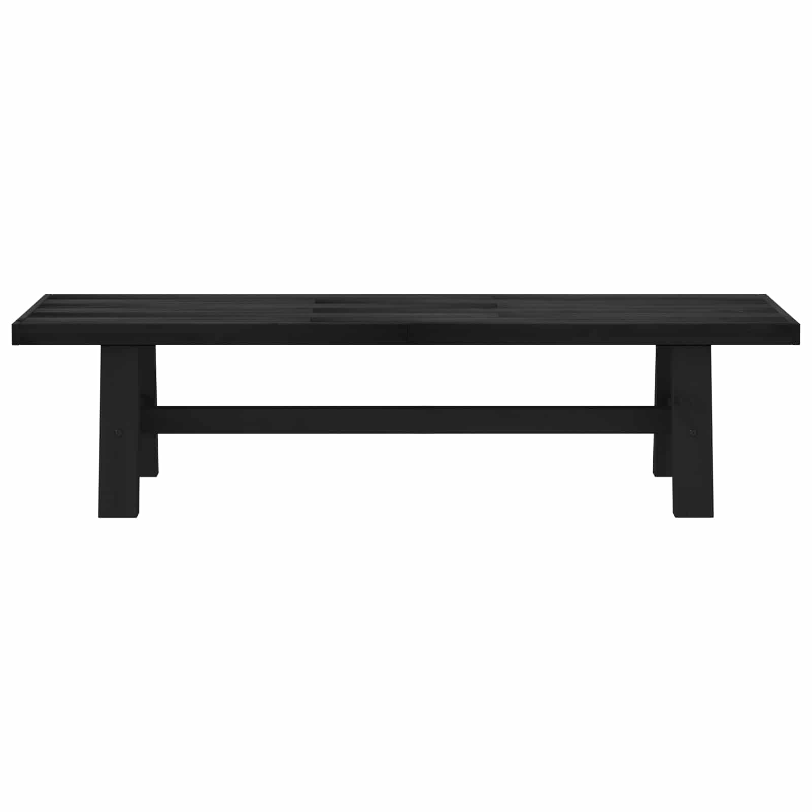Banc de salle à manger NOAIN 160 x 41 x 45 cm Pin massif Noir - XIOS