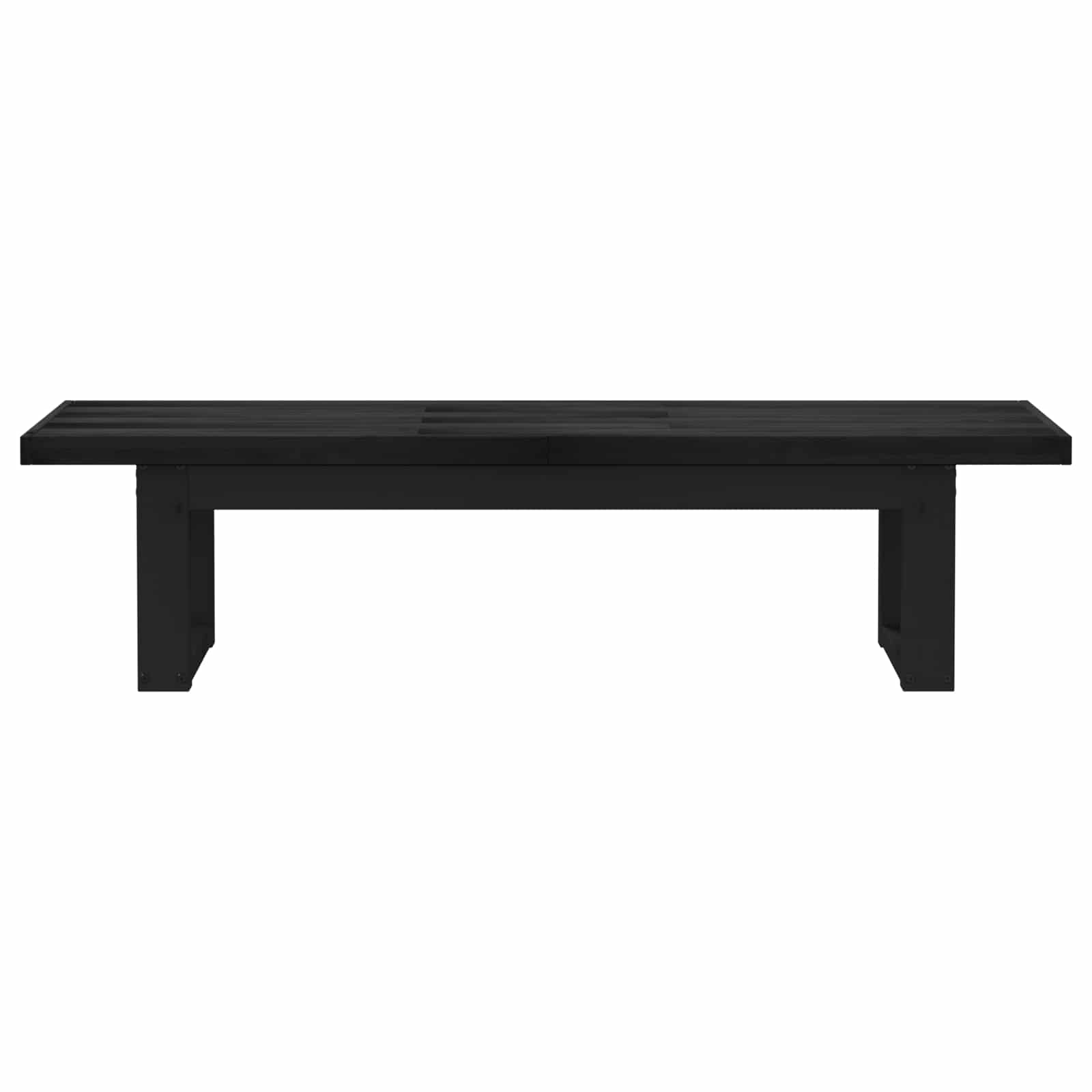 Banc de salle à manger NOAIN 160 x 41 x 45 cm Pin massif Noir - XIOS