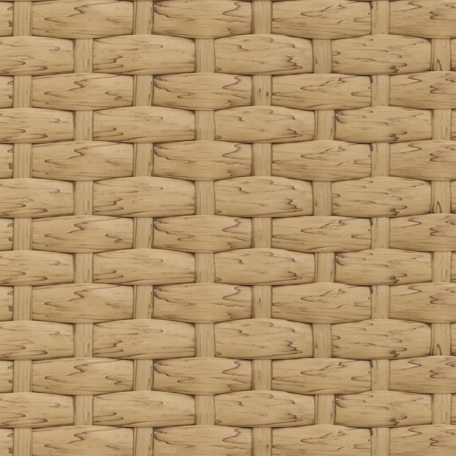 Ensemble de canapé de jardin avec coussin 2 pcs Naturel - XIOS