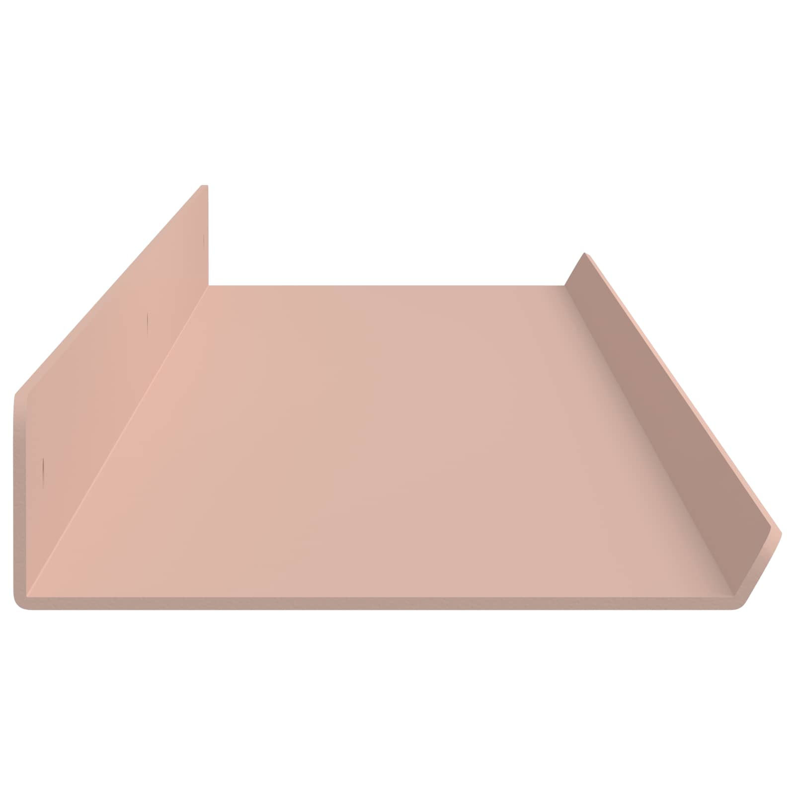 Étagère flottante 4 pcs Rose 100 x 9 x 2,5 cm Acier