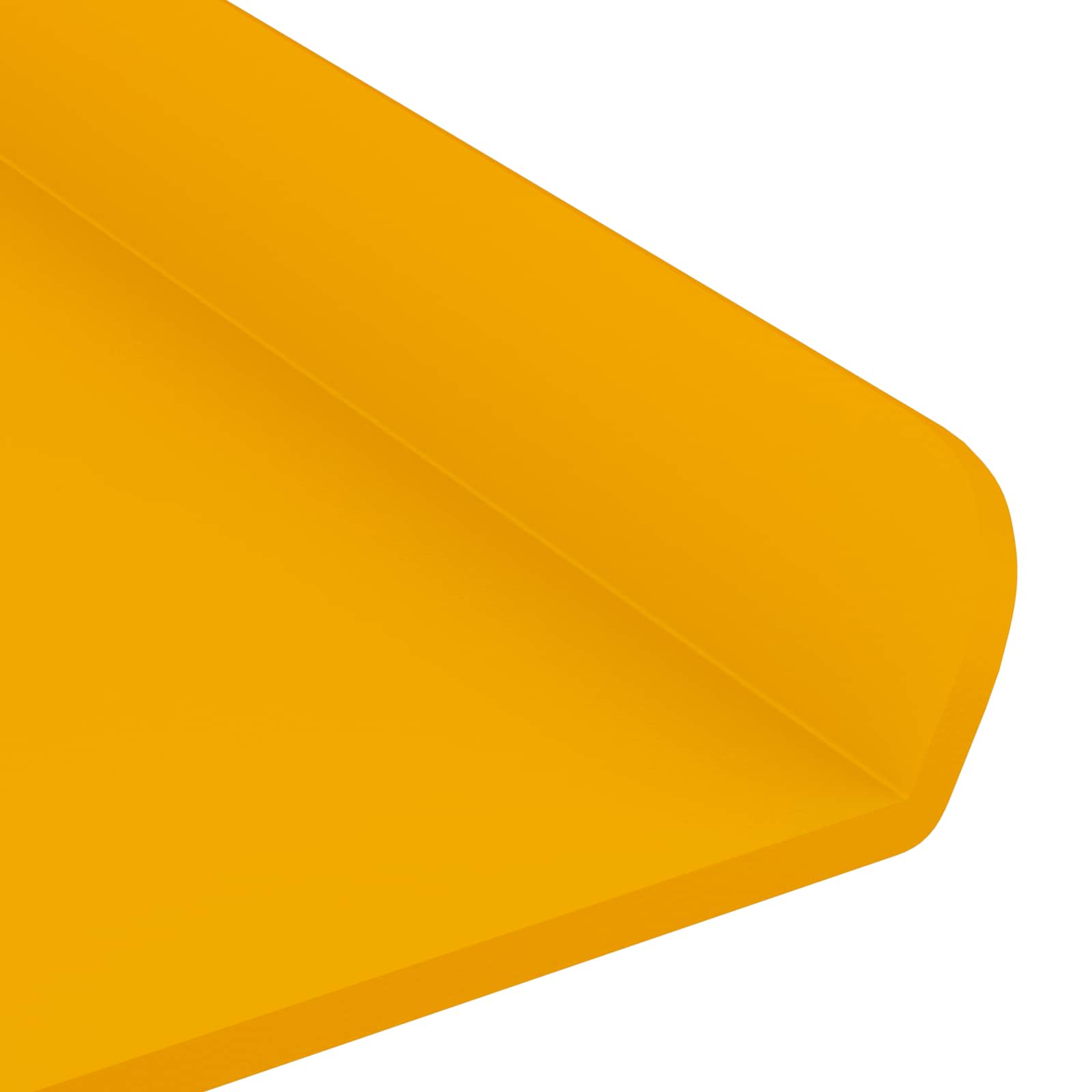 Étagère flottante Montage mural 4 pc Jaune moutarde Acier - XIOS