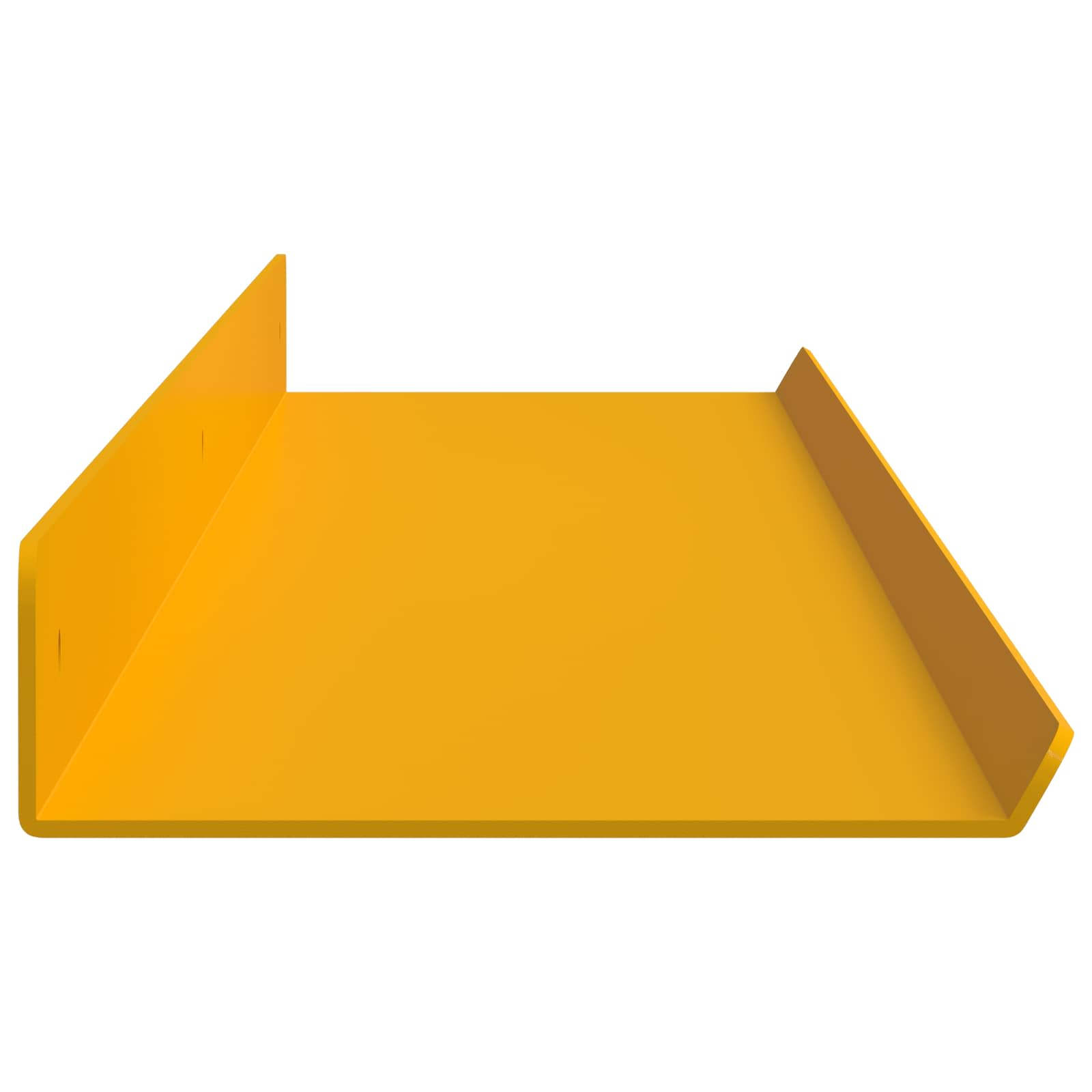 Étagère flottante Montage mural 4 pc Jaune moutarde Acier - XIOS