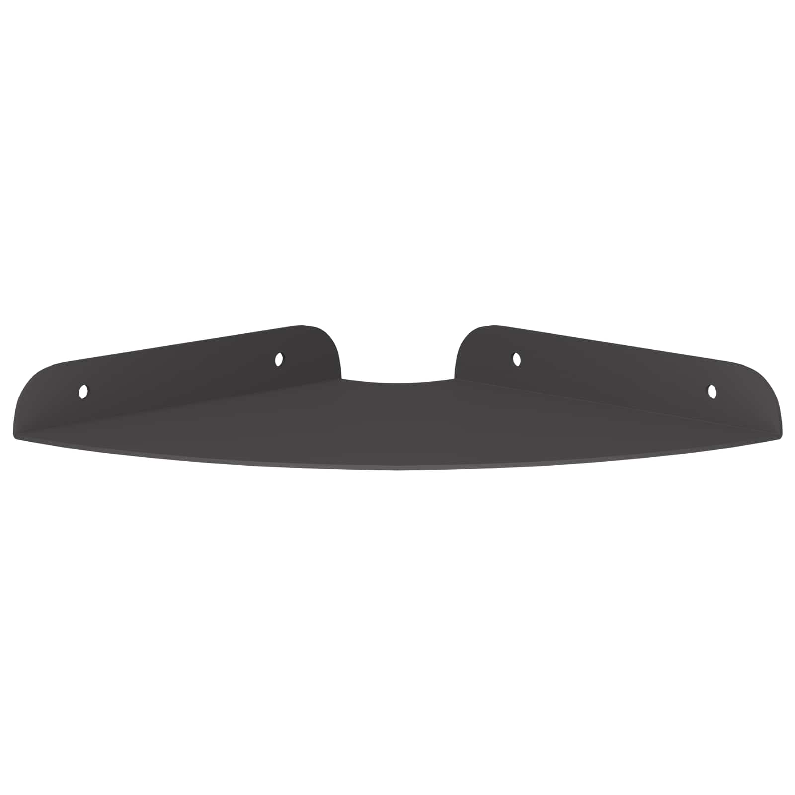 Étagère flottante avec étagère 2 pcs Noir 18 x 18 x 2 cm - XIOS