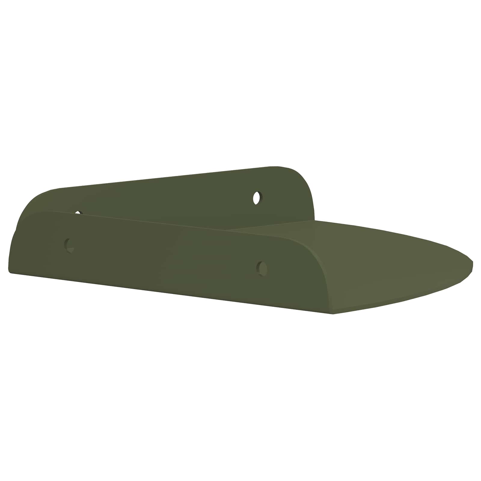 Étagère flottante avec étagère 2 pcs Vert olive 18 x 18 x 2 cm - XIOS