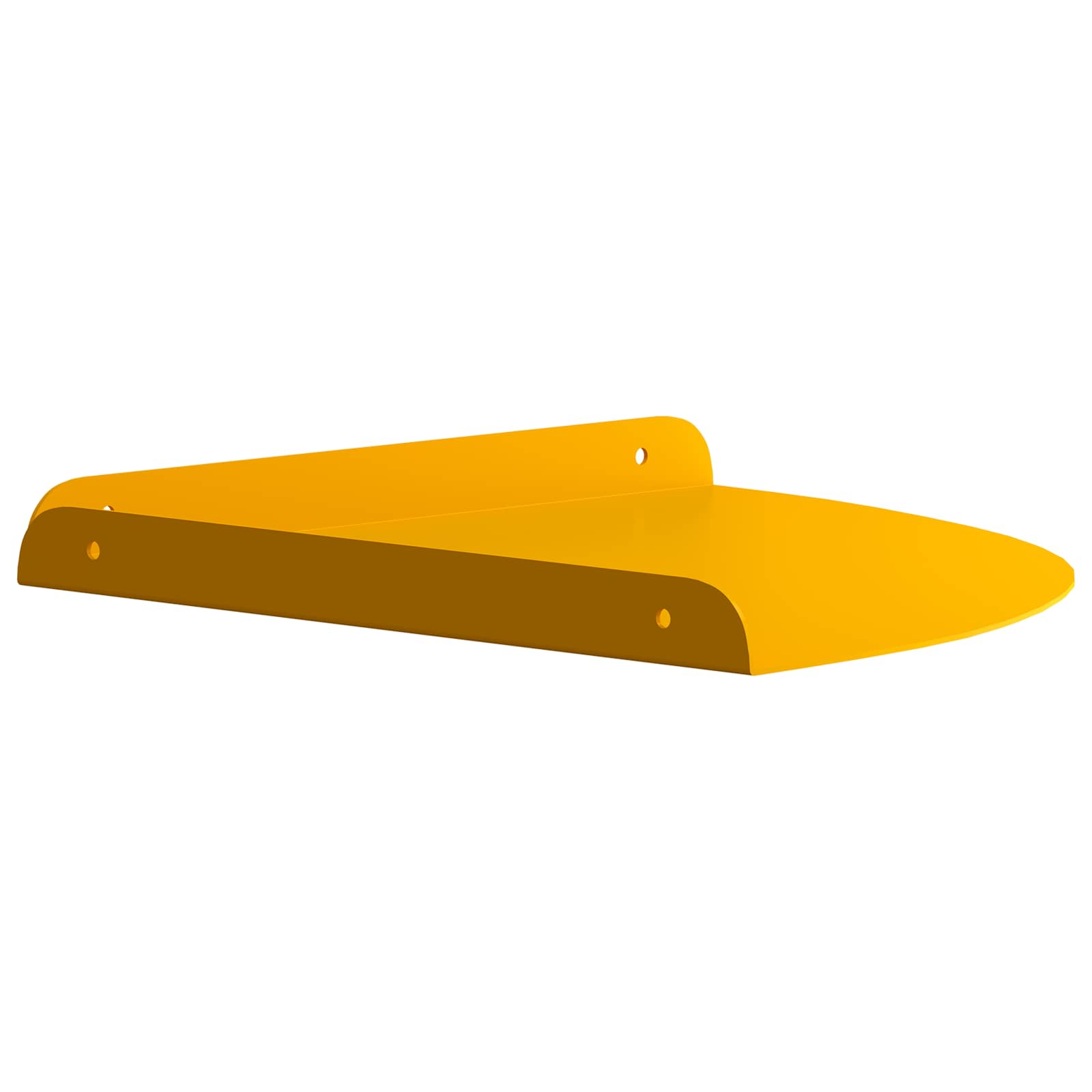 Étagère flottante 4 pcs Jaune moutarde 30 x 30 x 2 cm - XIOS