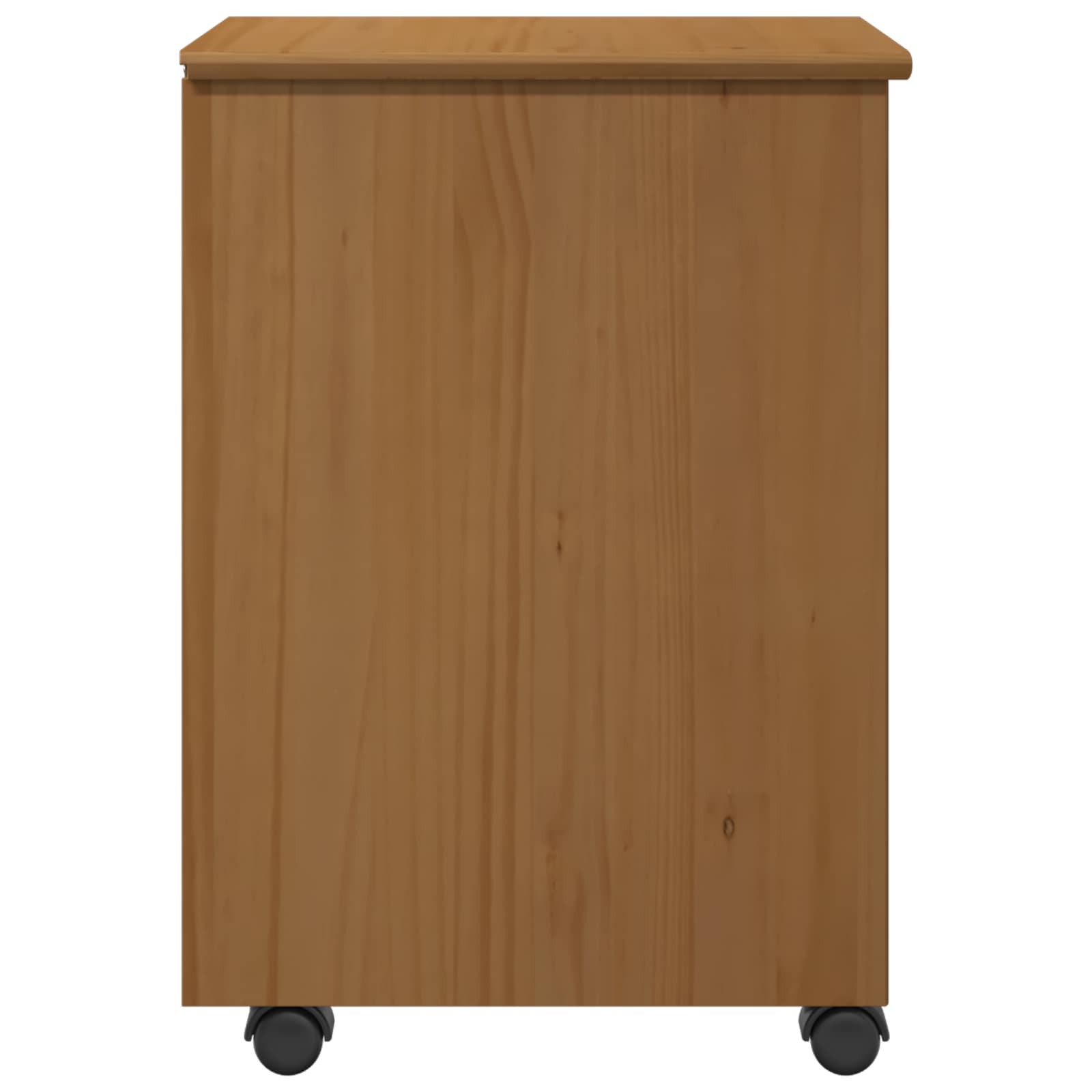 Cabinet roulant MOSS Brun Miel 34 x 39 x 56 cm Pin massif - XIOS