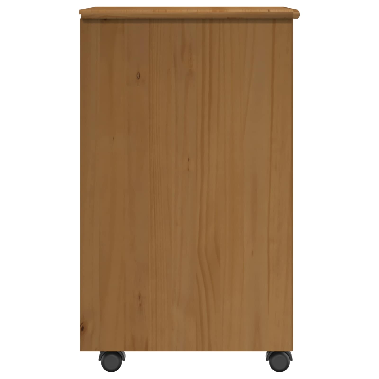 Cabinet roulant avec roue Marron miel 34 x 39 x 65,5 cm - XIOS