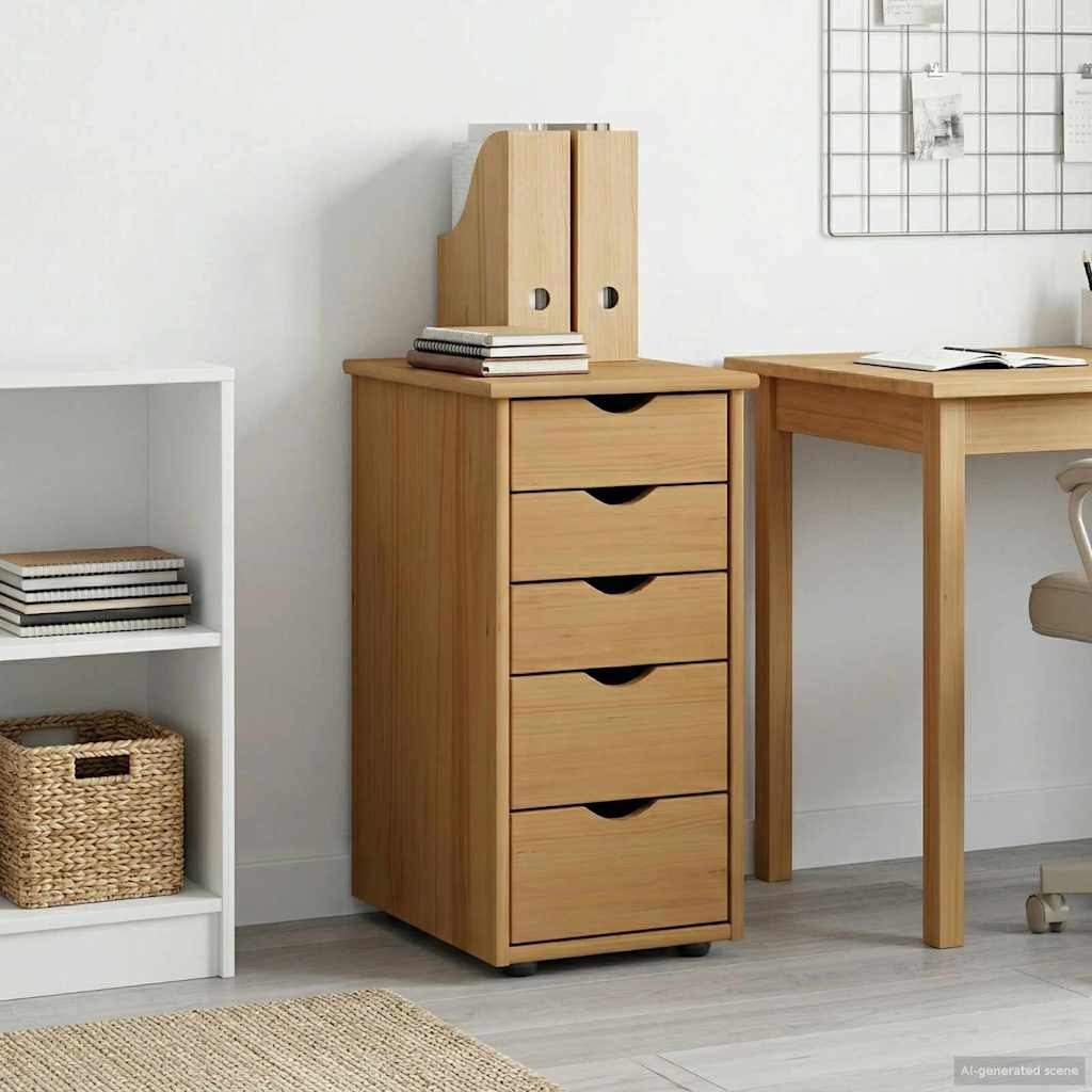 Armoire Marron miel 34 x 39 x 61,5 cm Bois de Pin Massif - XIOS