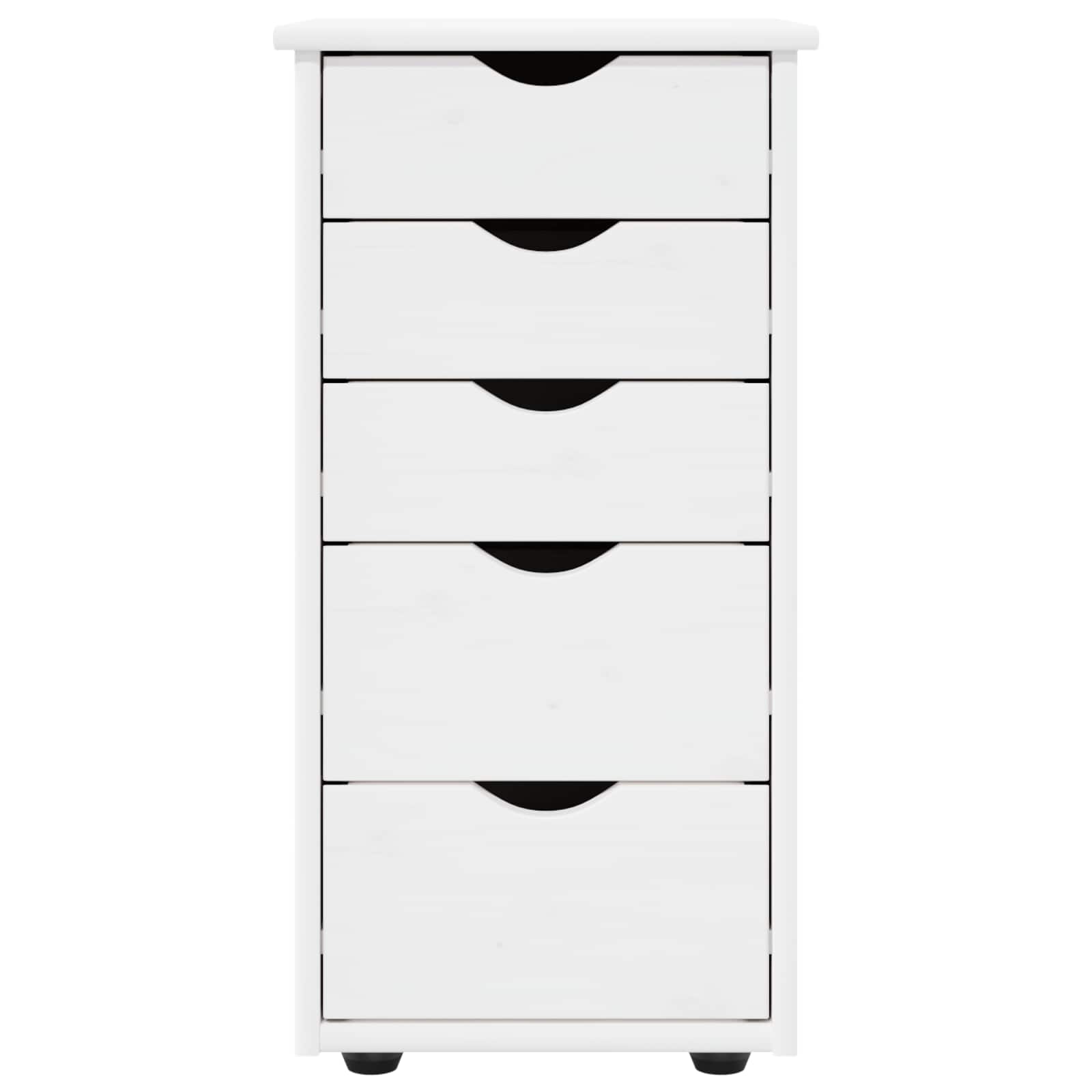 Armoire Blanc 34 x 39 x 61,5 cm Bois de Pin Massif - XIOS