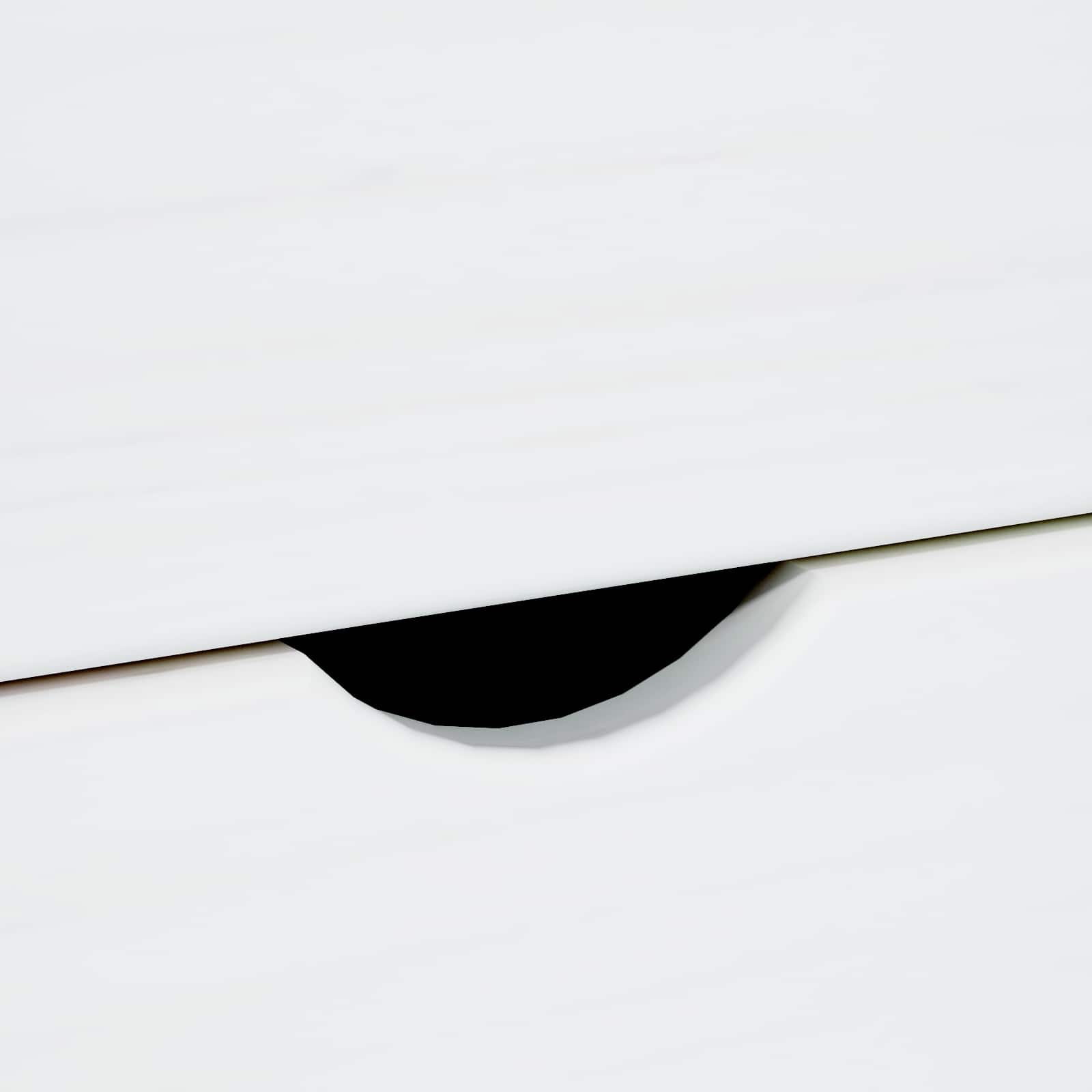 Cabinet roulant Blanc 34 x 39 x 93,5 cm Bois de Pin Massif - XIOS