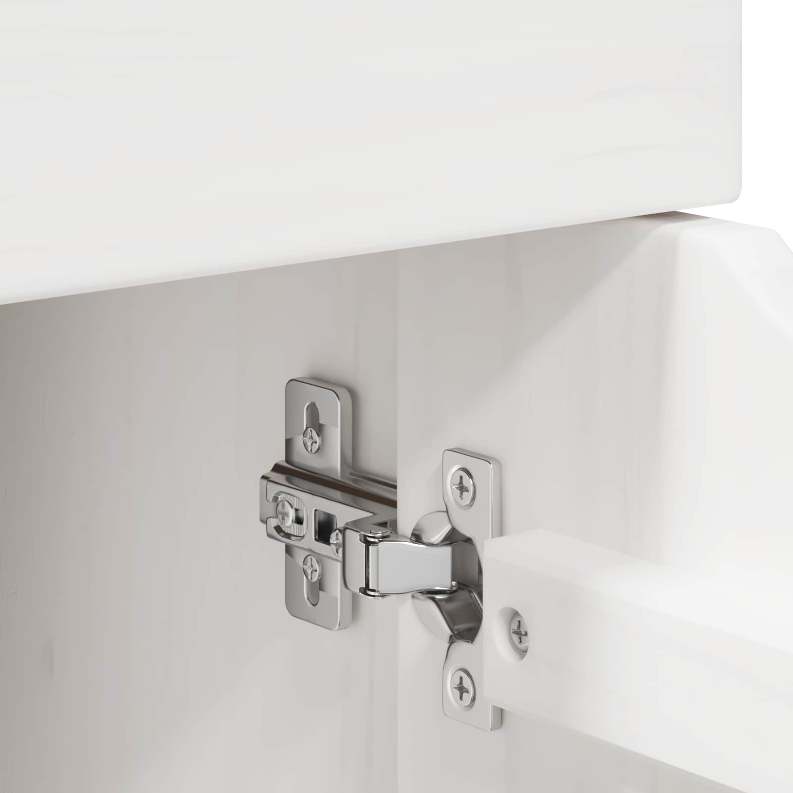 Cabinet roulant Blanc 63,5 x 39 x 65,5 cm Bois de Pin Massif - XIOS