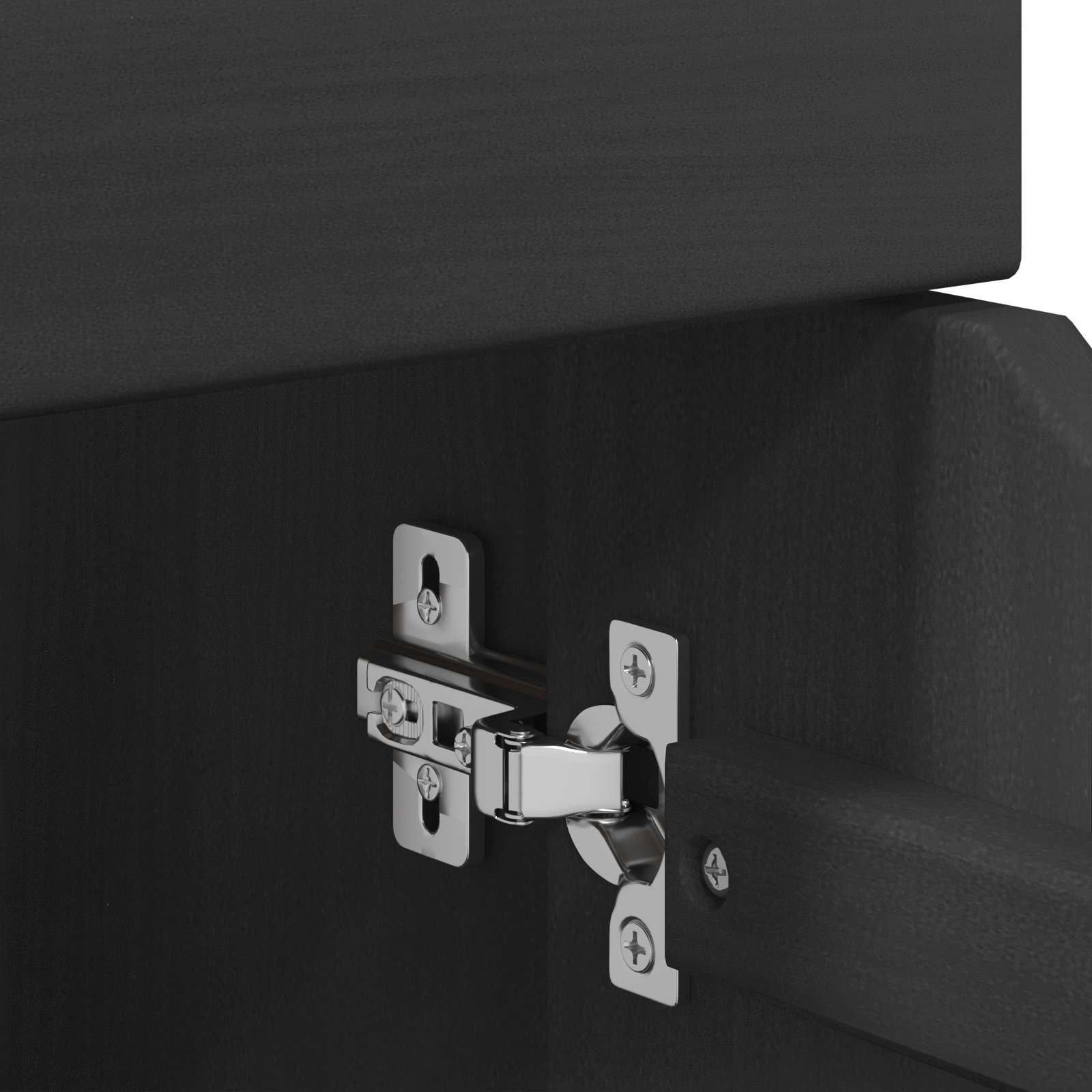 Cabinet roulant Gris 63,5 x 39 x 65,5 cm Bois de Pin Massif - XIOS