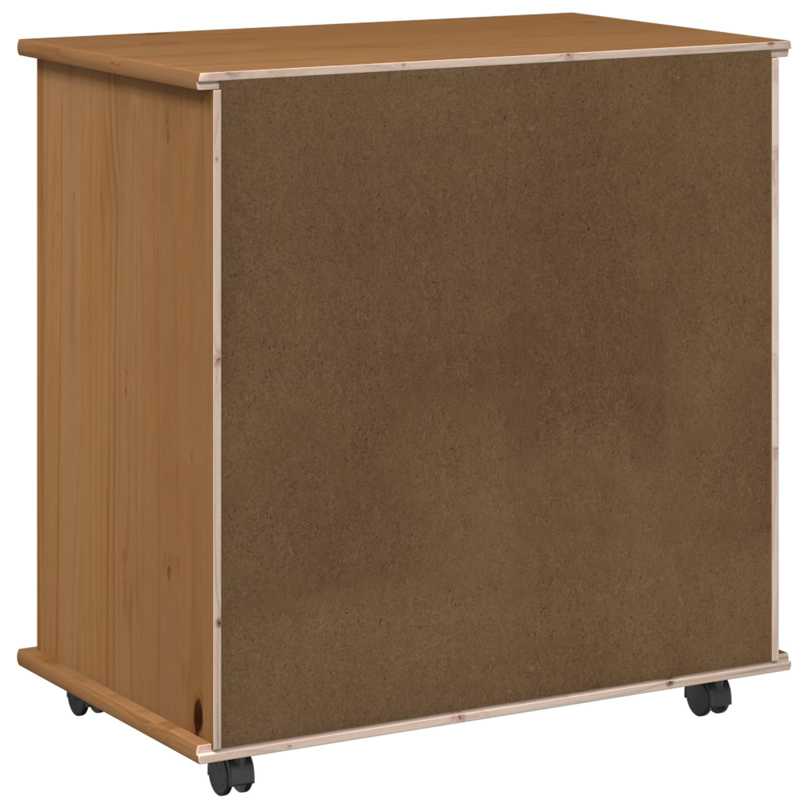Cabinet roulant avec roue Marron miel 63,5 x 39 x 65,5 cm - XIOS