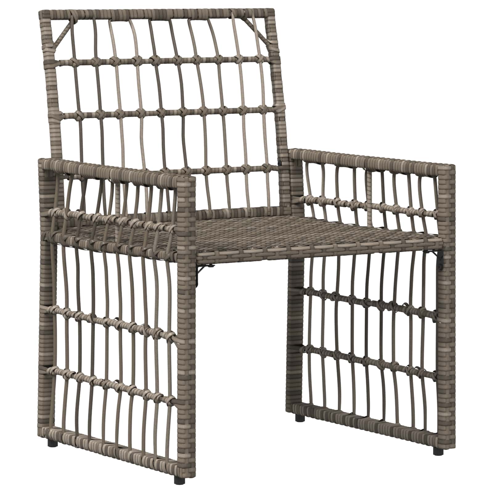 Ensemble de meubles d'extérieur 3 pcs Noir et Gris foncé - XIOS
