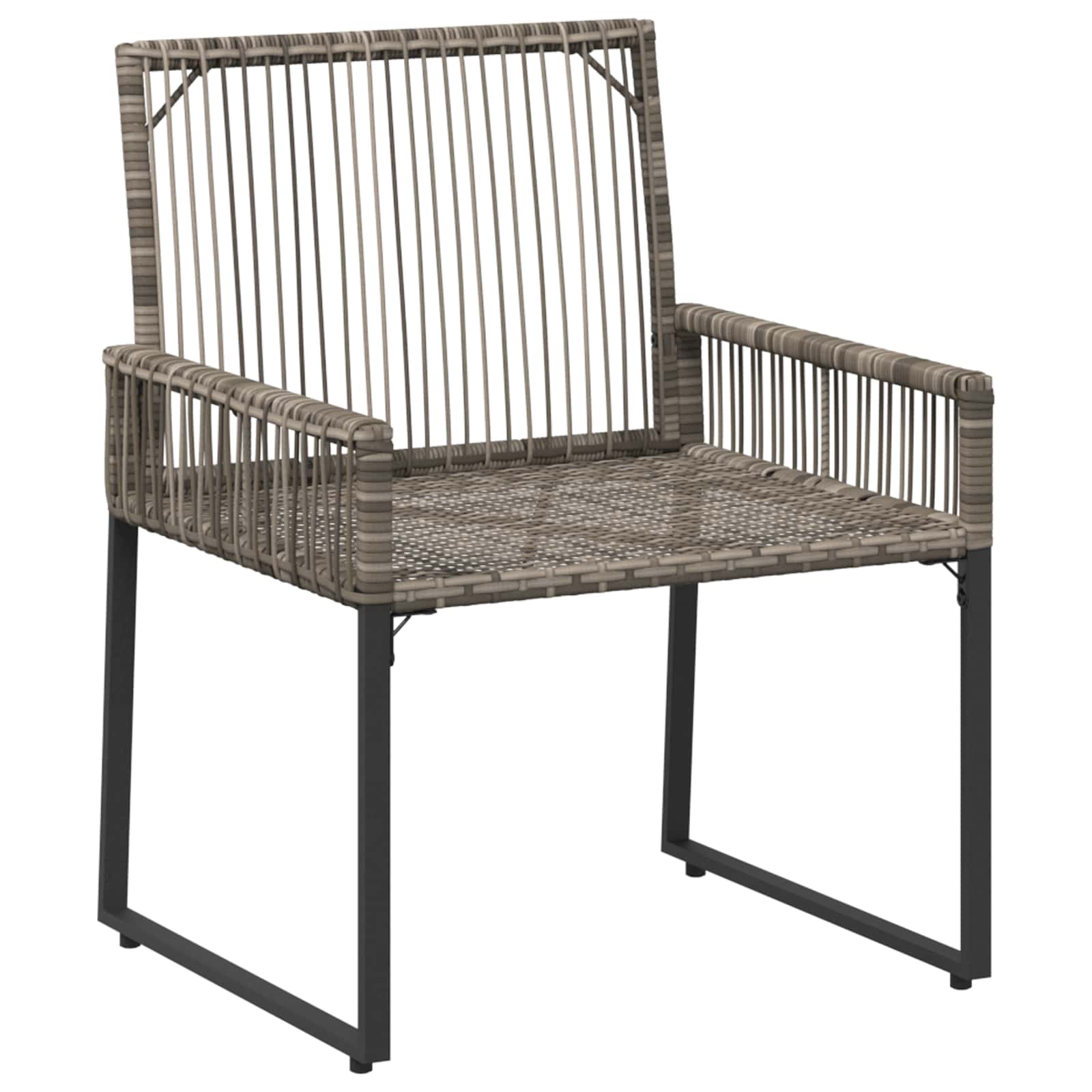 Ensemble de meubles d'extérieur 9 pcs Gris et bleu marine - XIOS