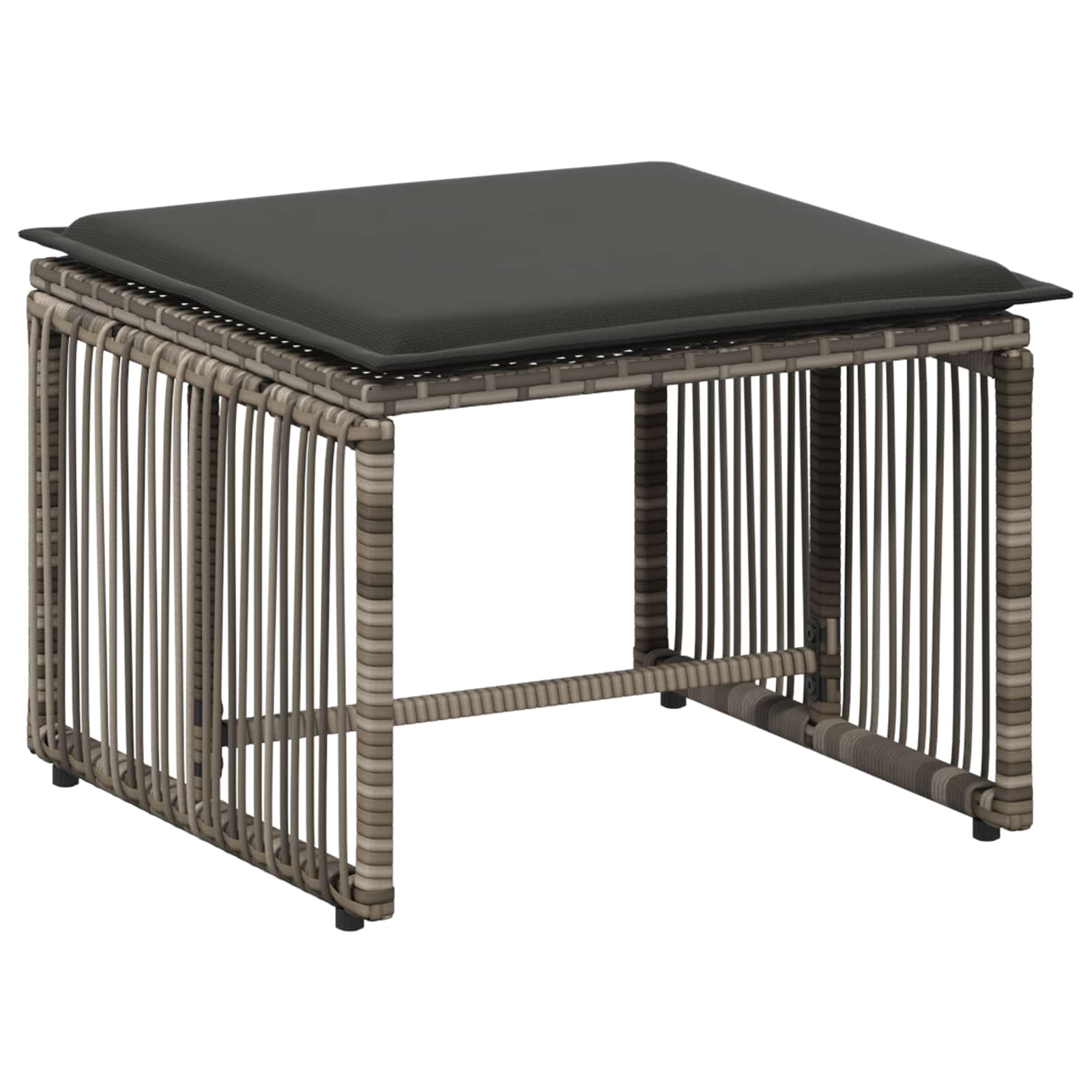 Ensemble de meubles d'extérieur 11 pcs Gris et Gris foncé - XIOS