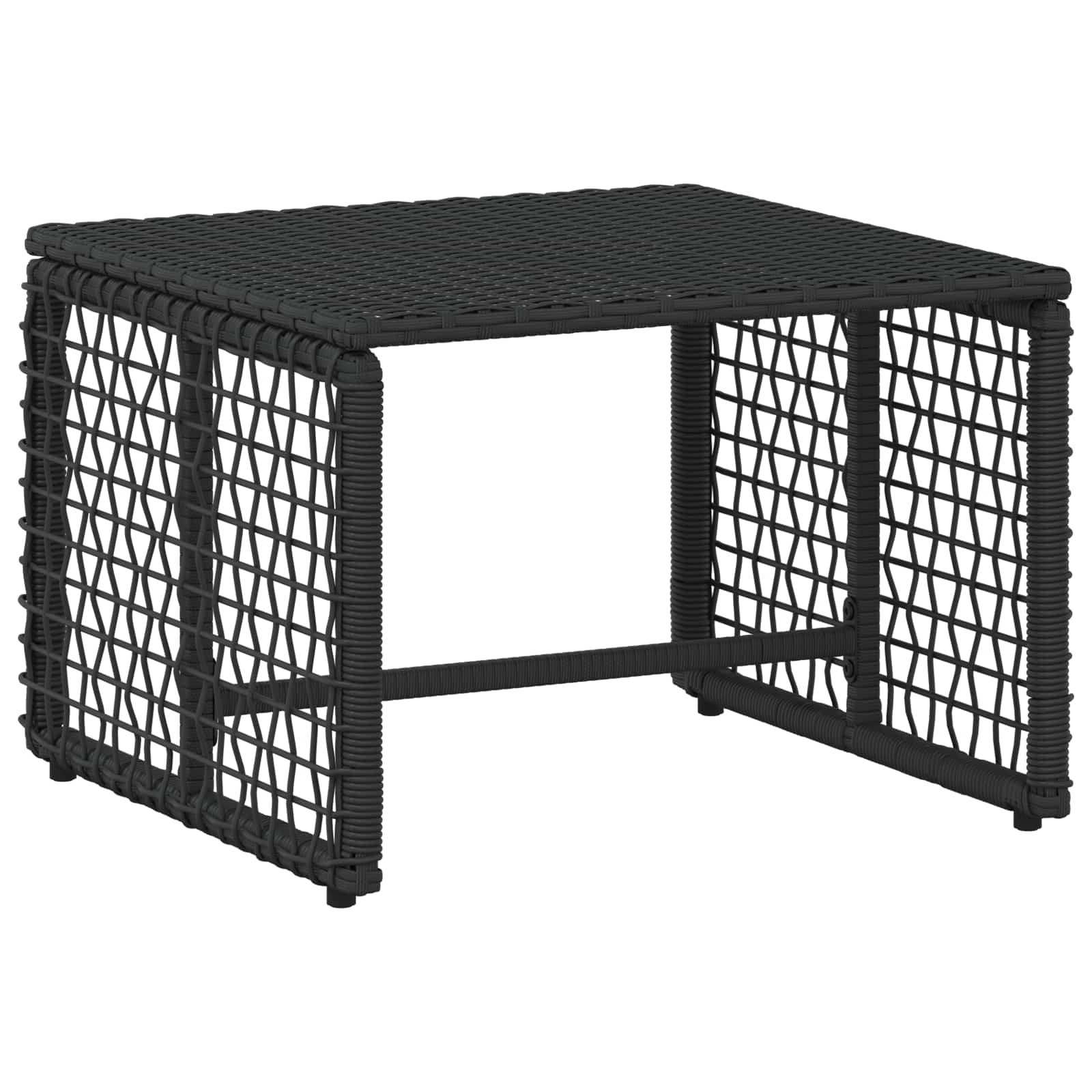 Ensemble de meubles d'extérieur 5 pcs Noir et Blanc - XIOS