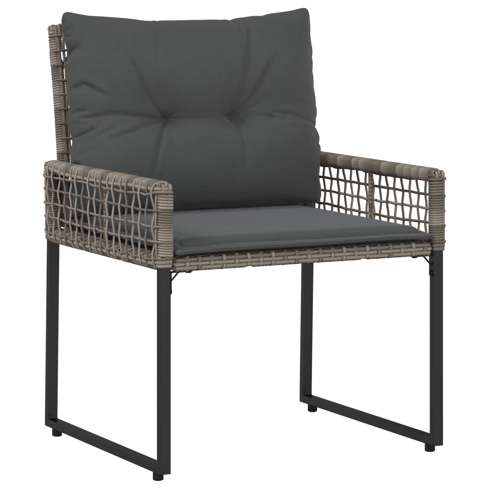 Ensemble de meubles d'extérieur avec coussin 5 pcs Gris - XIOS