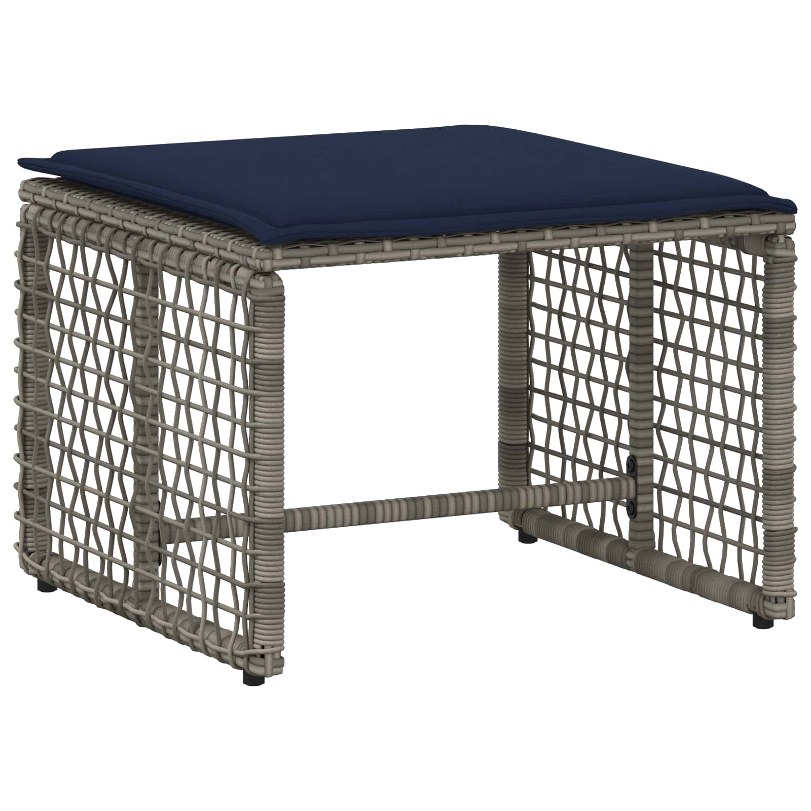 Ensemble de meubles d'extérieur 5 pcs Gris et marine - XIOS