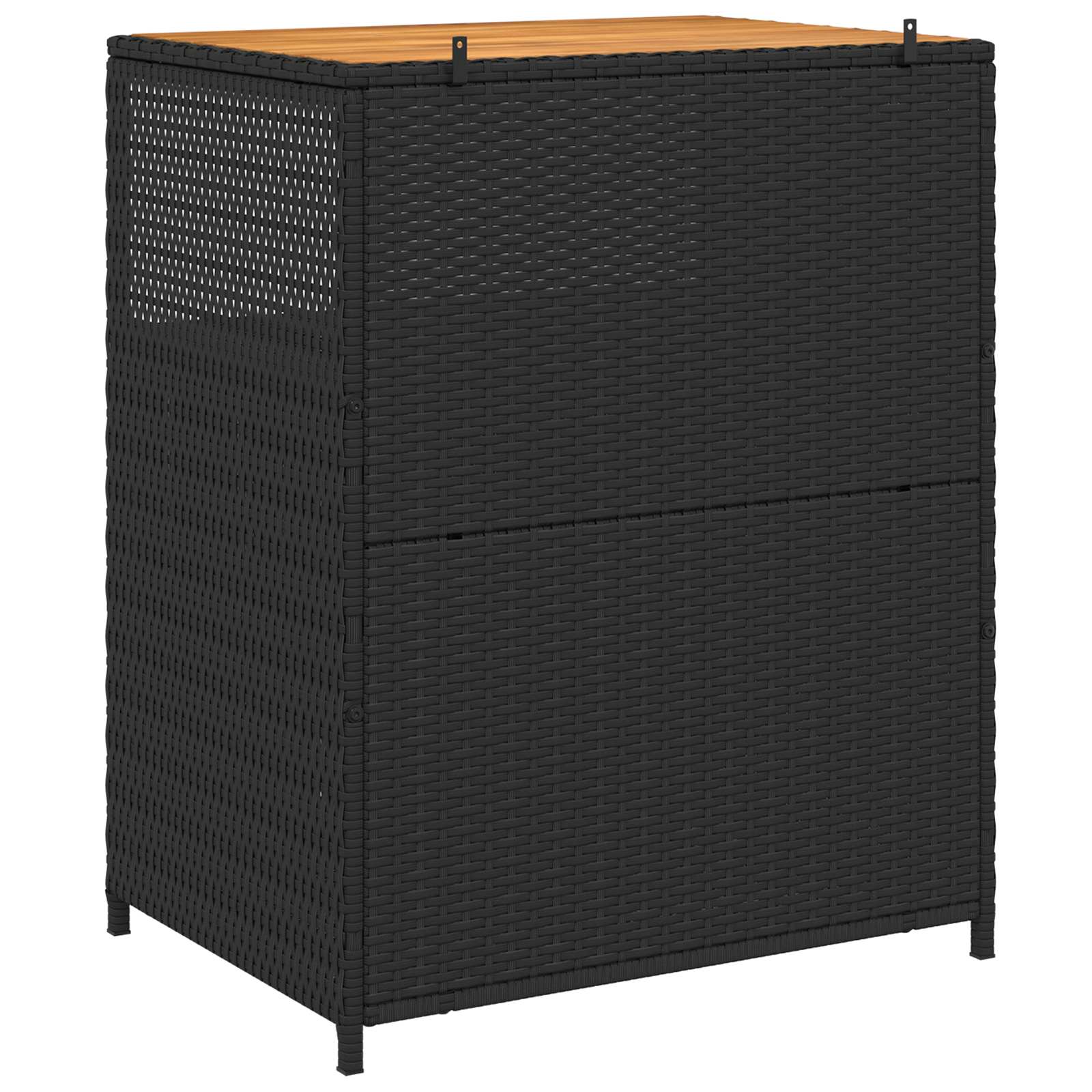 Armoire Noir 70 x 50 x 87 cm Polyester et Roly Ratten - XIOS