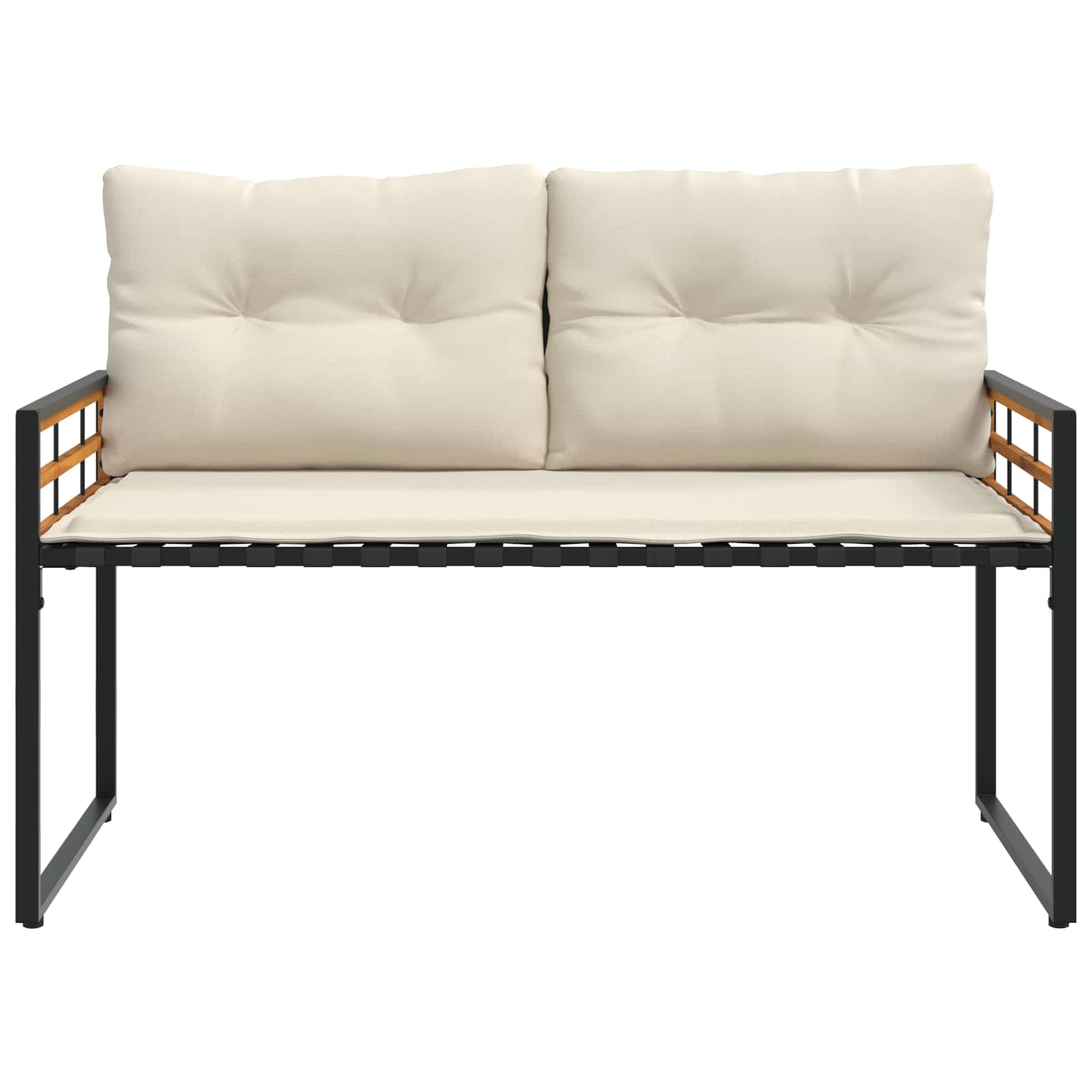 Ensemble de meubles d'extérieur avec coussin 4 pcs Crème - XIOS