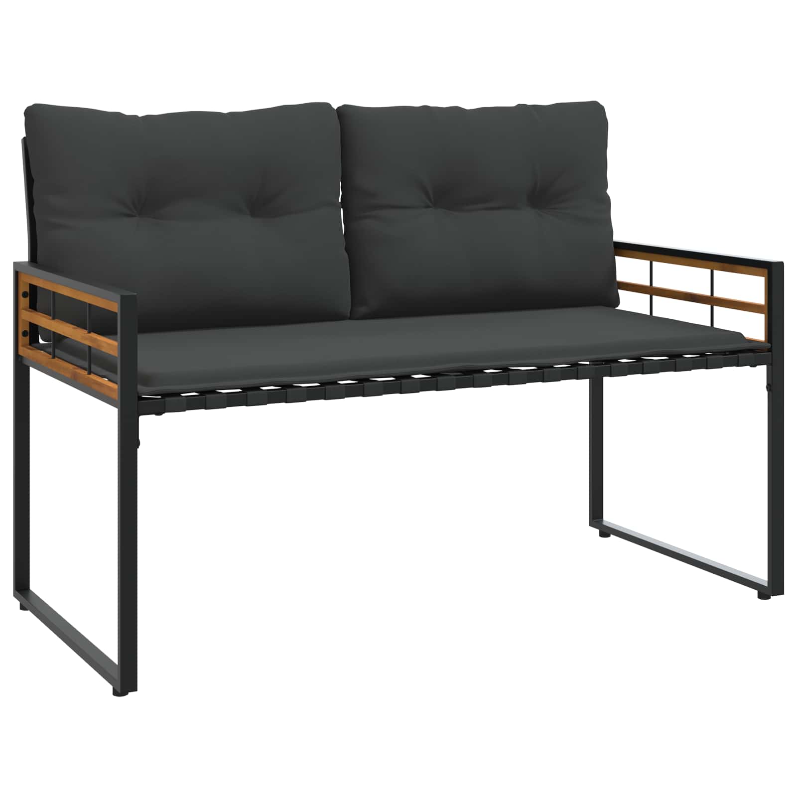 Ensemble de meubles d'extérieur avec coussin 4 pcs Gris foncé - XIOS