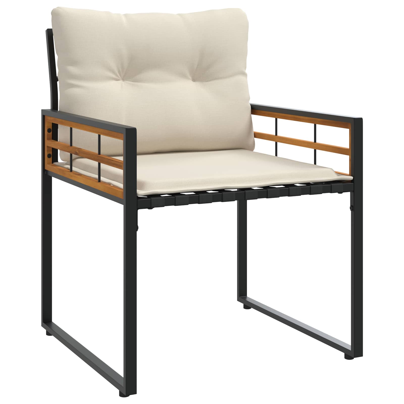 Ensemble de meubles d'extérieur avec coussin 3 pcs Crème - XIOS