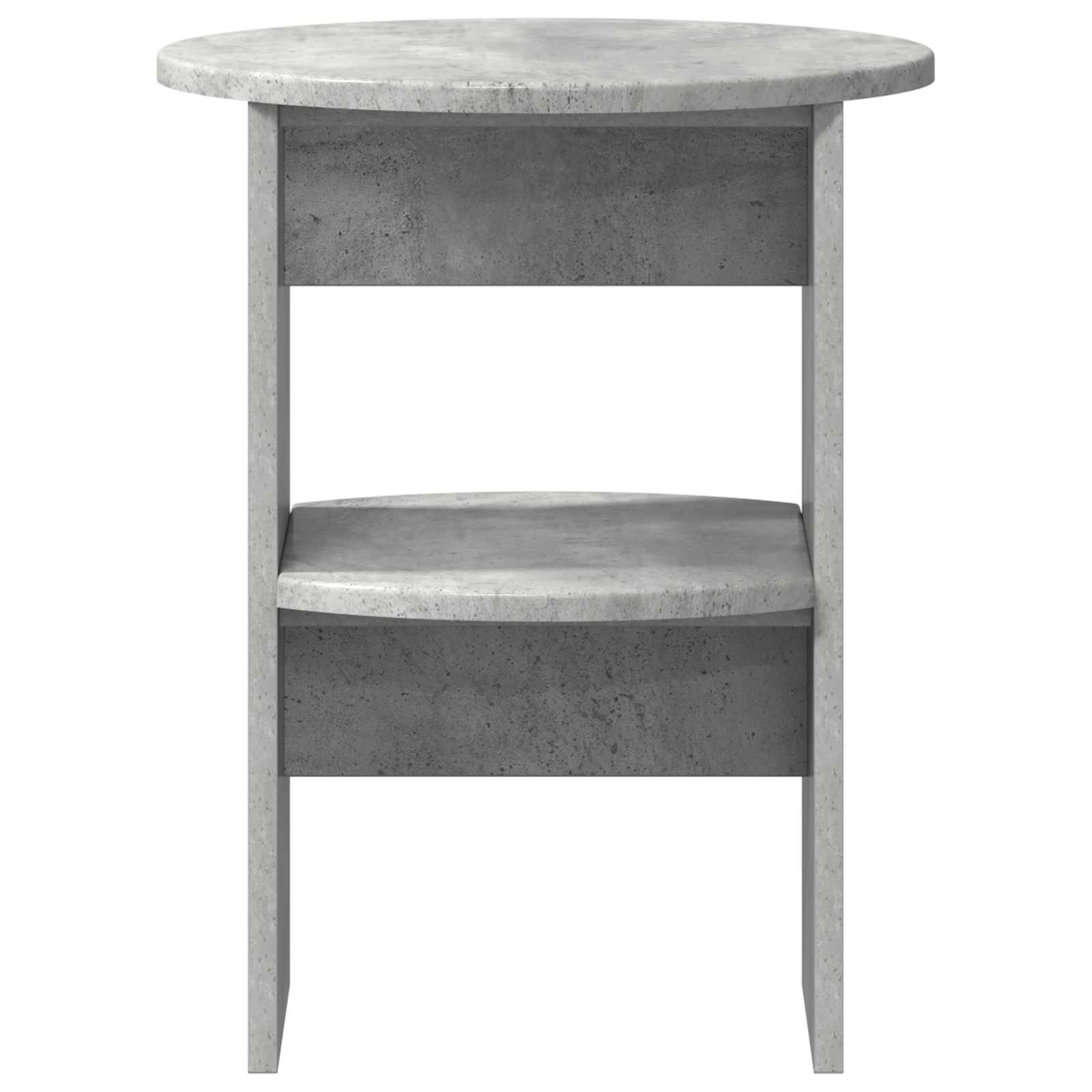 Meuble d'appoint 2 pcs Gris Béton Ø40 x 50 cm Bois d’ingénierie - XIOS