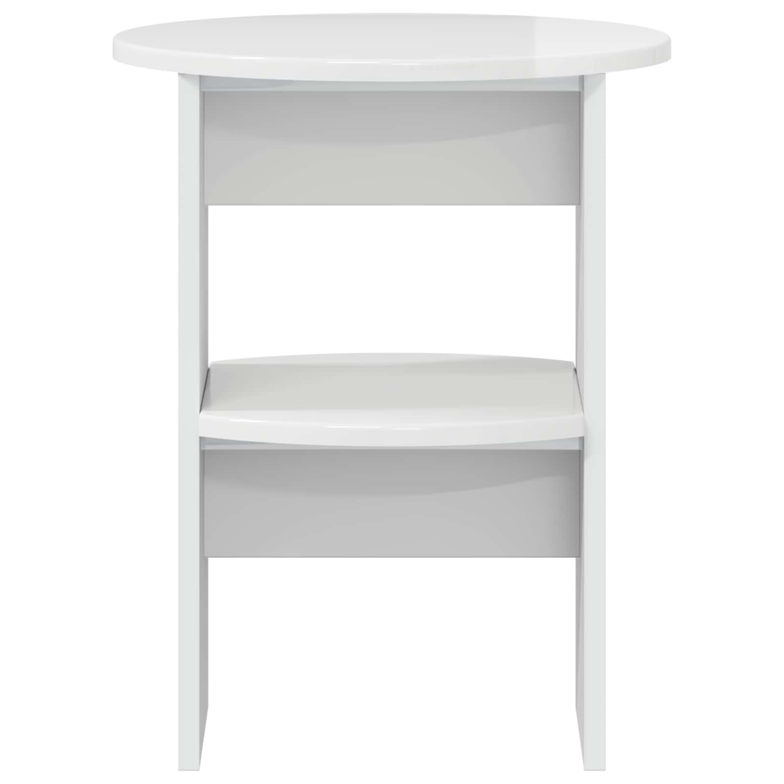 Meuble d'appoint 2 pcs Blanc Brillant Ø40 x 50 cm - XIOS