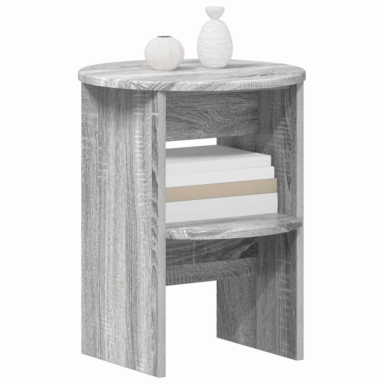 Meuble d'appoint 2 pcs Gris Sonoma Ø40 x 50 cm - XIOS