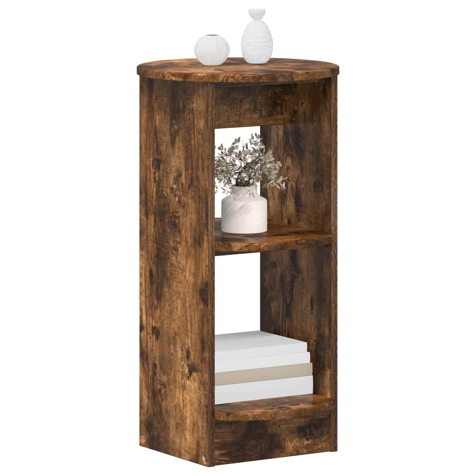 Meuble d'appoint Chêne Fumé 40 x 40 x 75 cm Bois d’ingénierie - XIOS