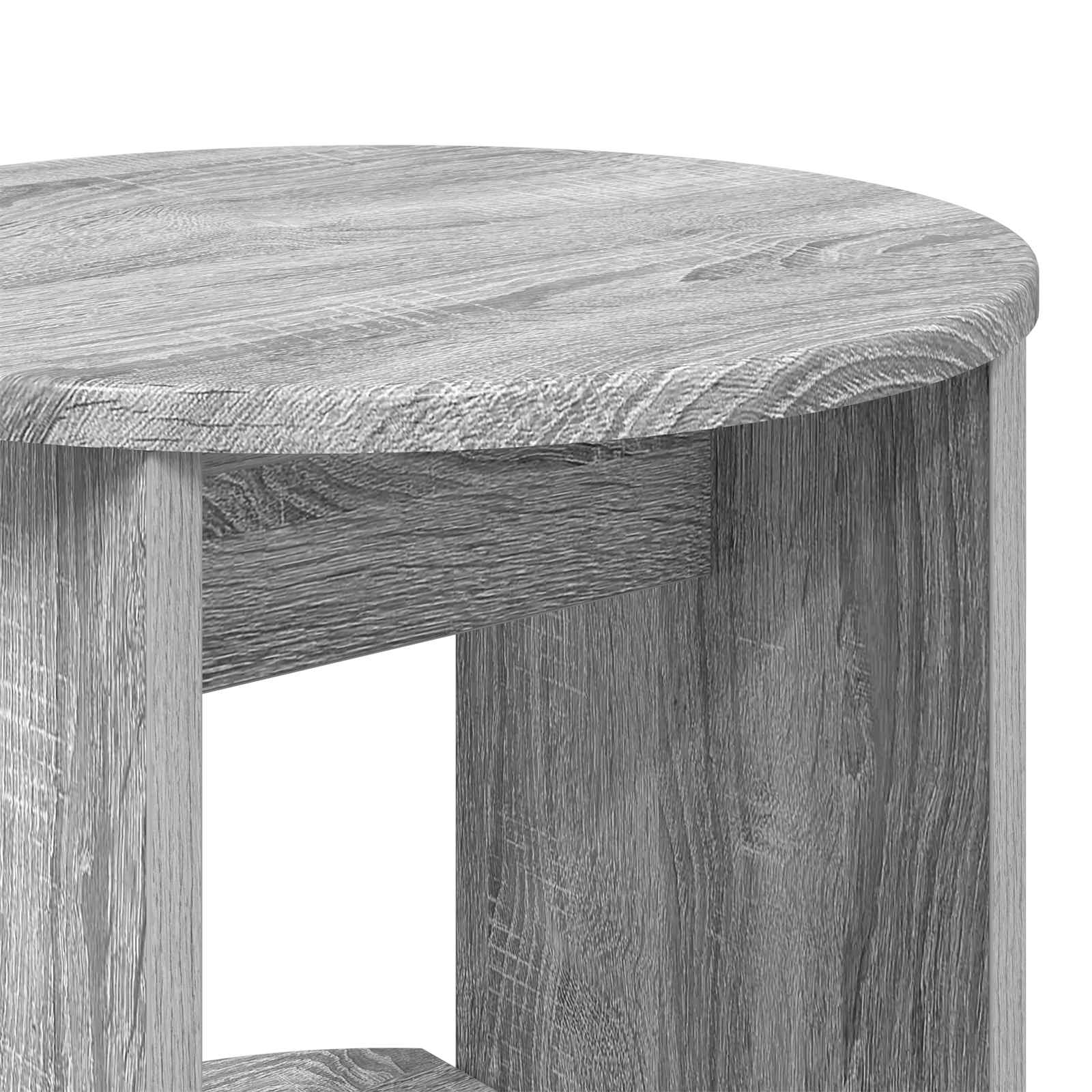 Meuble d'appoint Gris Sonoma 40 x 40 x 75 cm Bois d’ingénierie - XIOS