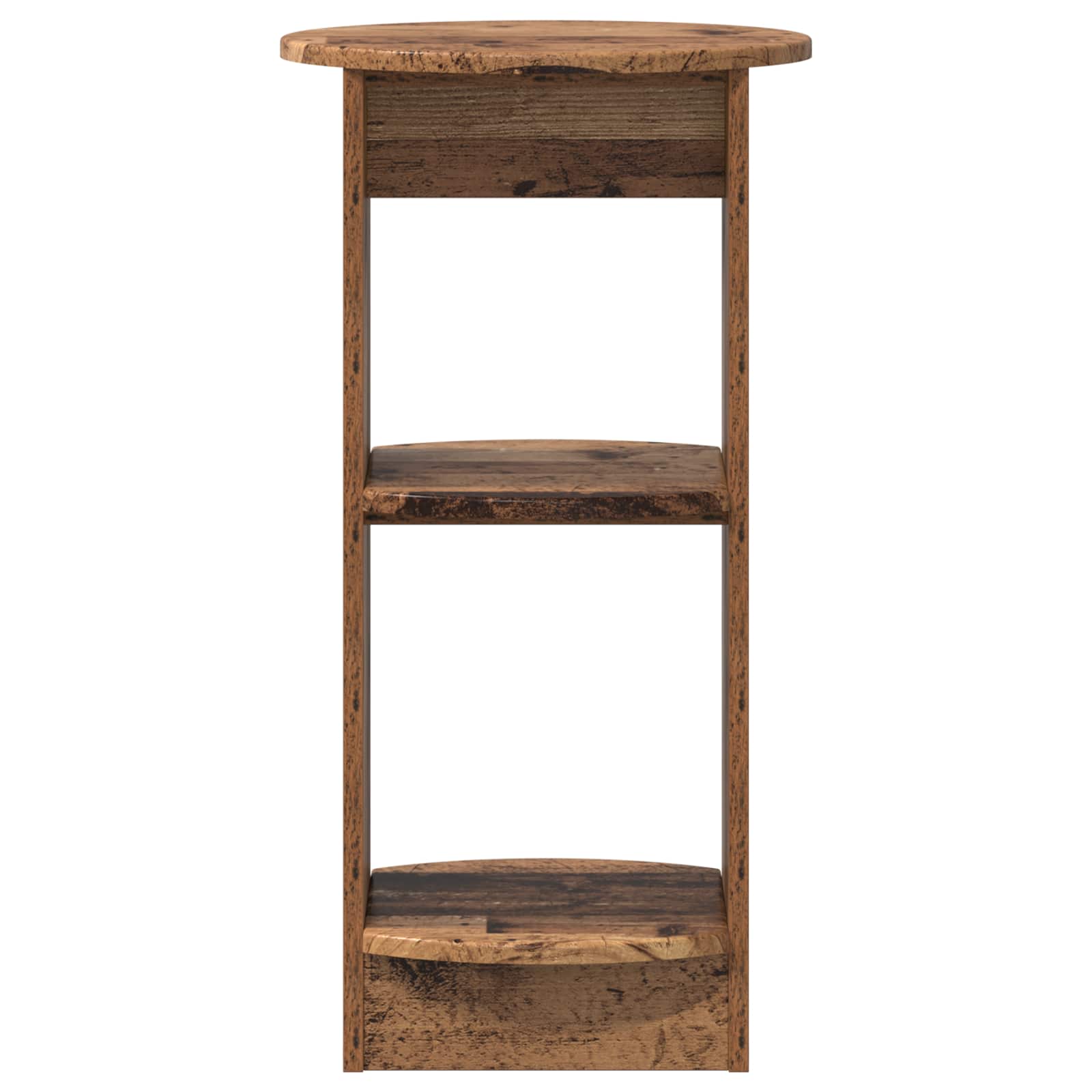 Meuble d'appoint Bois ancien 40 x 40 x 75 cm Bois d’ingénierie