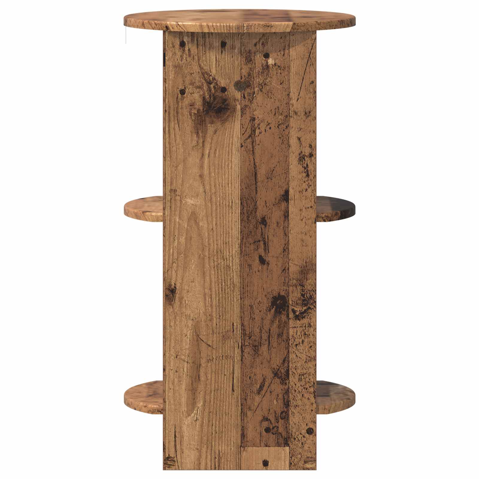 Meuble d'appoint Bois ancien 40 x 40 x 75 cm Bois d’ingénierie