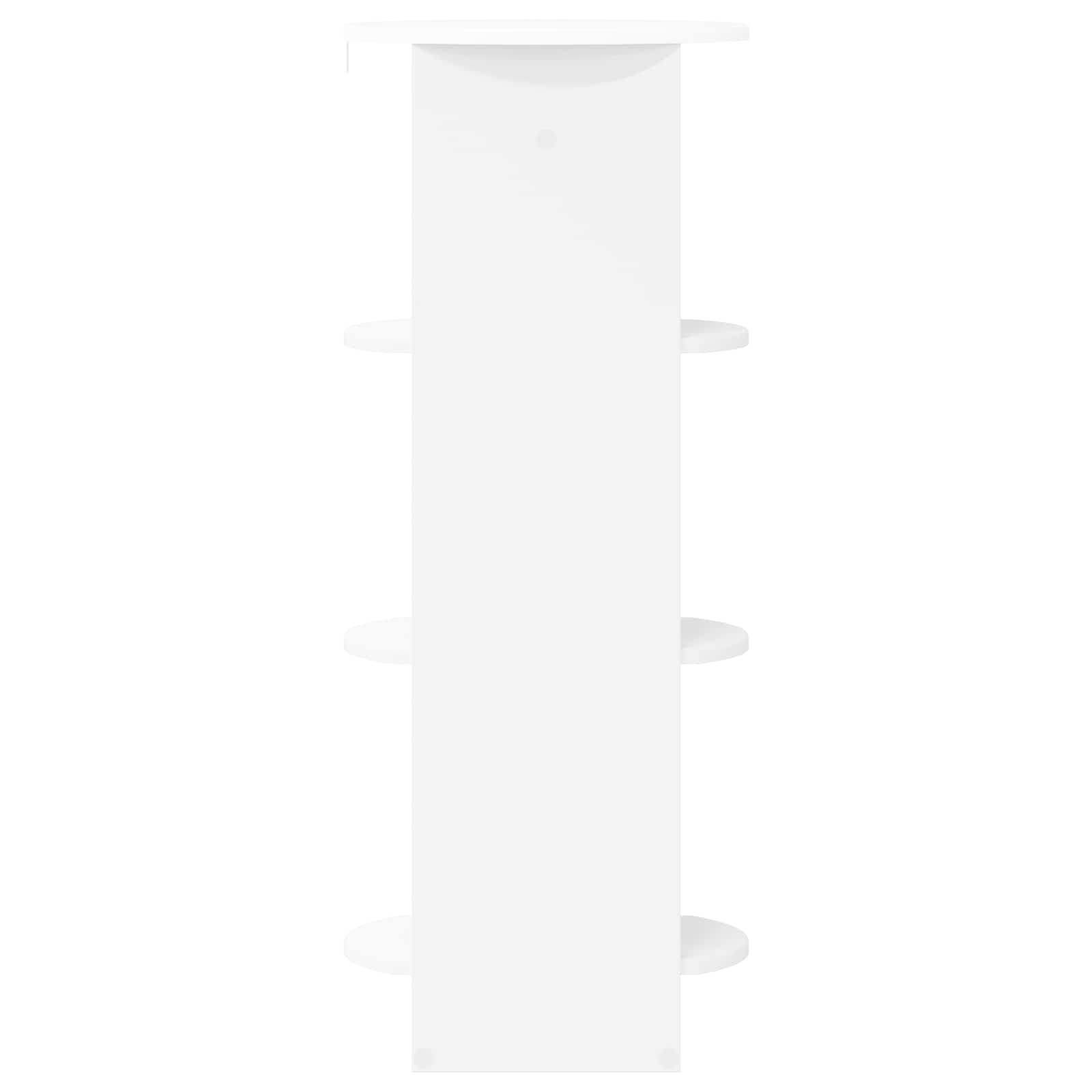 Meuble d'appoint Blanc 40 x 40 x 100 cm Bois d’ingénierie - XIOS