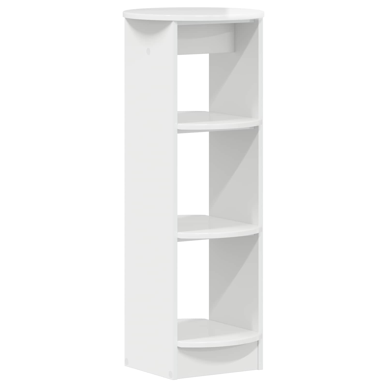 Meuble d'appoint Blanc Brillant 40 x 40 x 100 cm - XIOS
