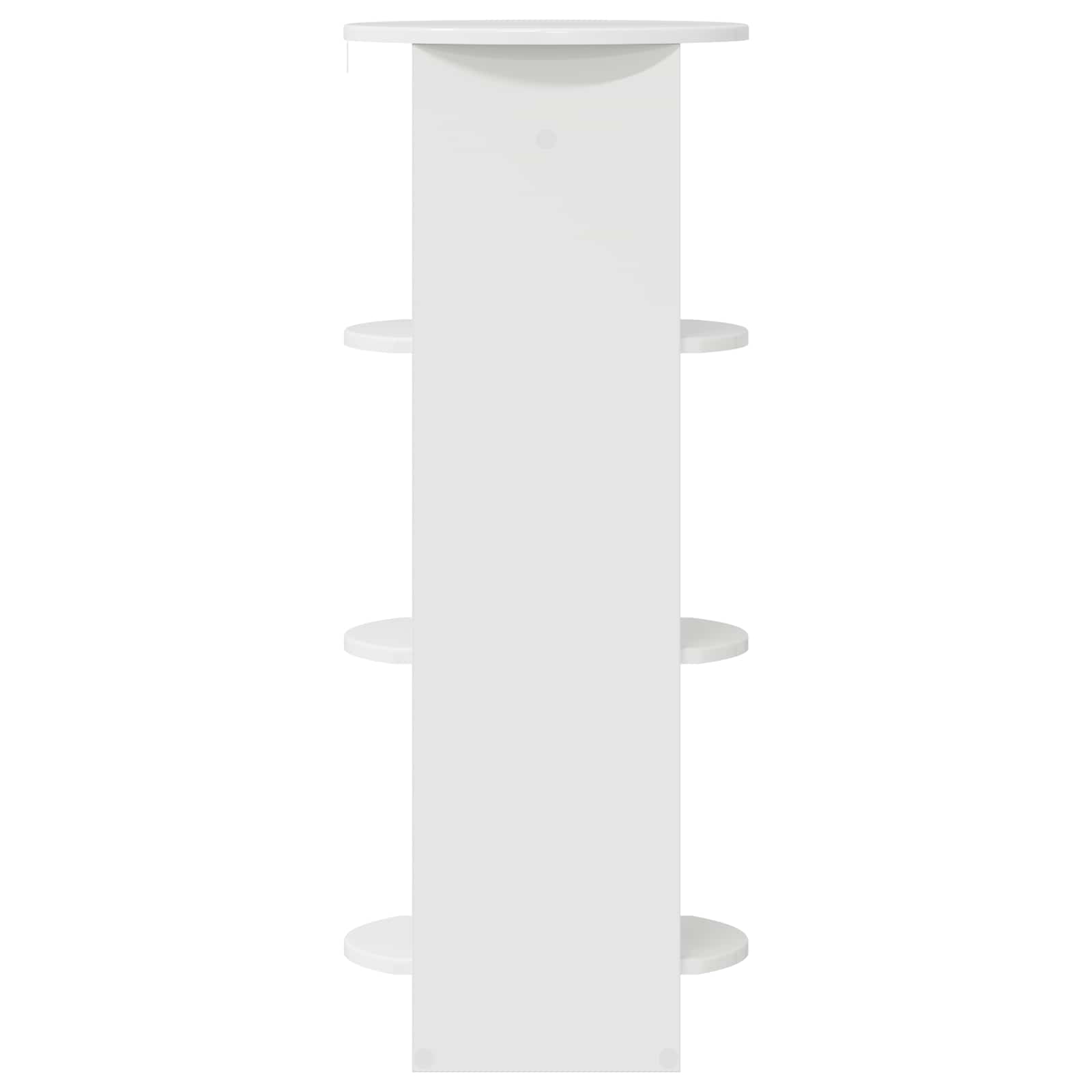Meuble d'appoint Blanc Brillant 40 x 40 x 100 cm - XIOS