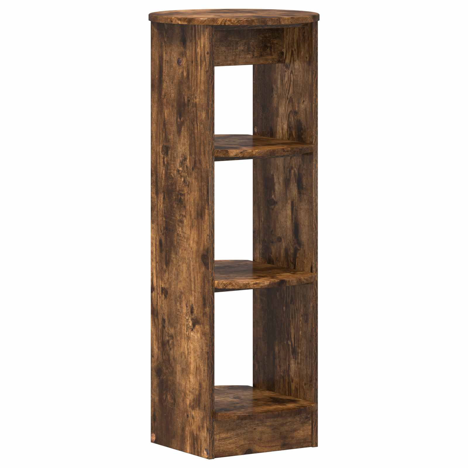 Meuble d'appoint Chêne Fumé 40 x 40 x 100 cm Bois d’ingénierie - XIOS
