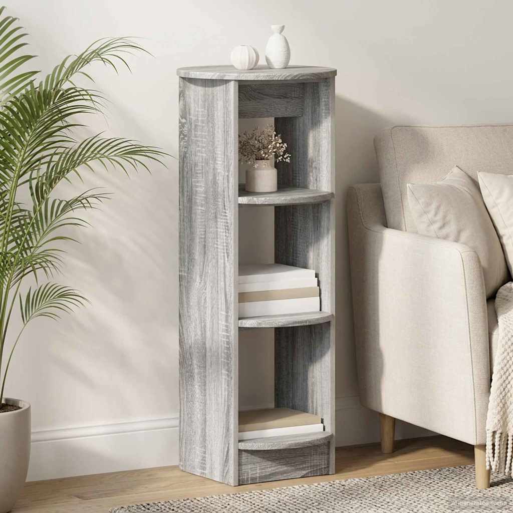Meuble d'appoint Sonoma gris 40 x 40 x 100 cm Bois d’ingénierie - XIOS
