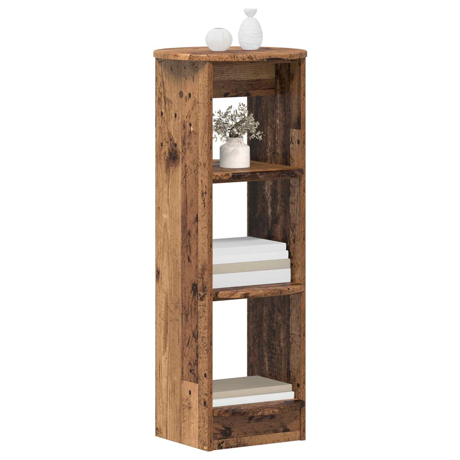 Meuble d'appoint Bois ancien 40 x 40 x 100 cm Bois d’ingénierie - XIOS