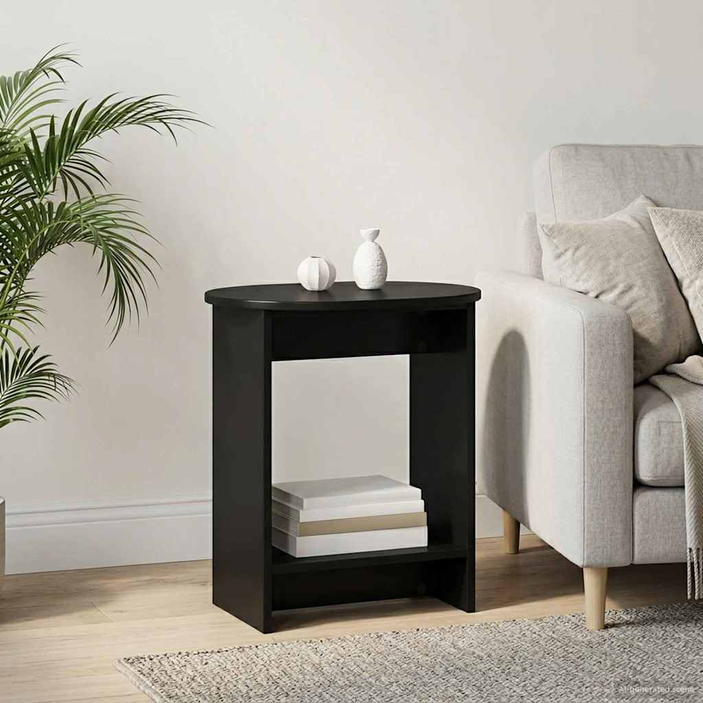 Table d'appoint Noir 50 x 39,5 x 55 cm Bois d'ingénierie - XIOS