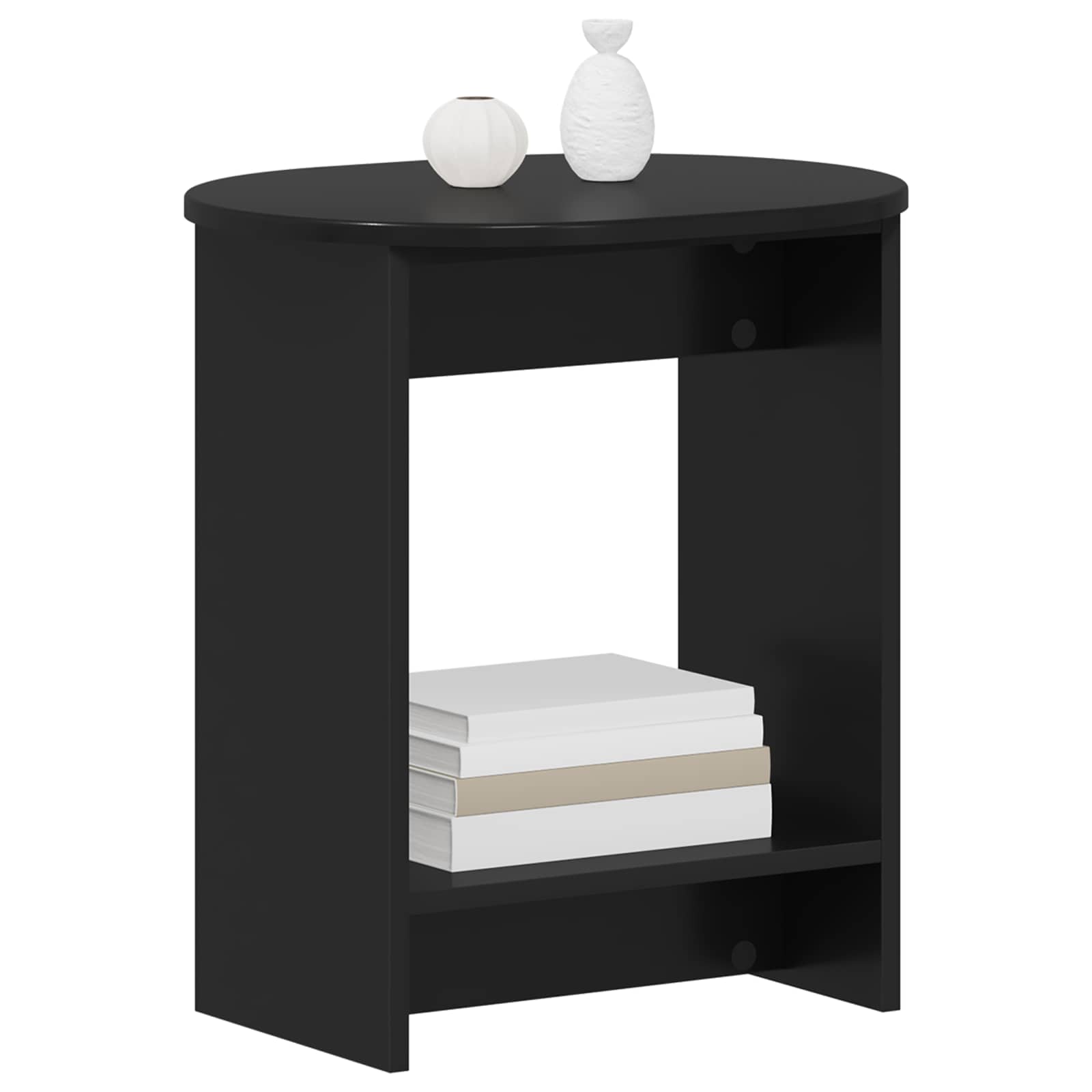 Table d'appoint Noir 50 x 39,5 x 55 cm Bois d'ingénierie - XIOS
