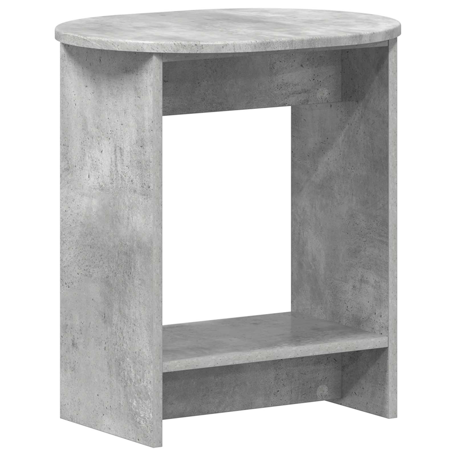 Table d'appoint Gris béton 50 x 39,5 x 55 cm Bois d'ingénierie - XIOS