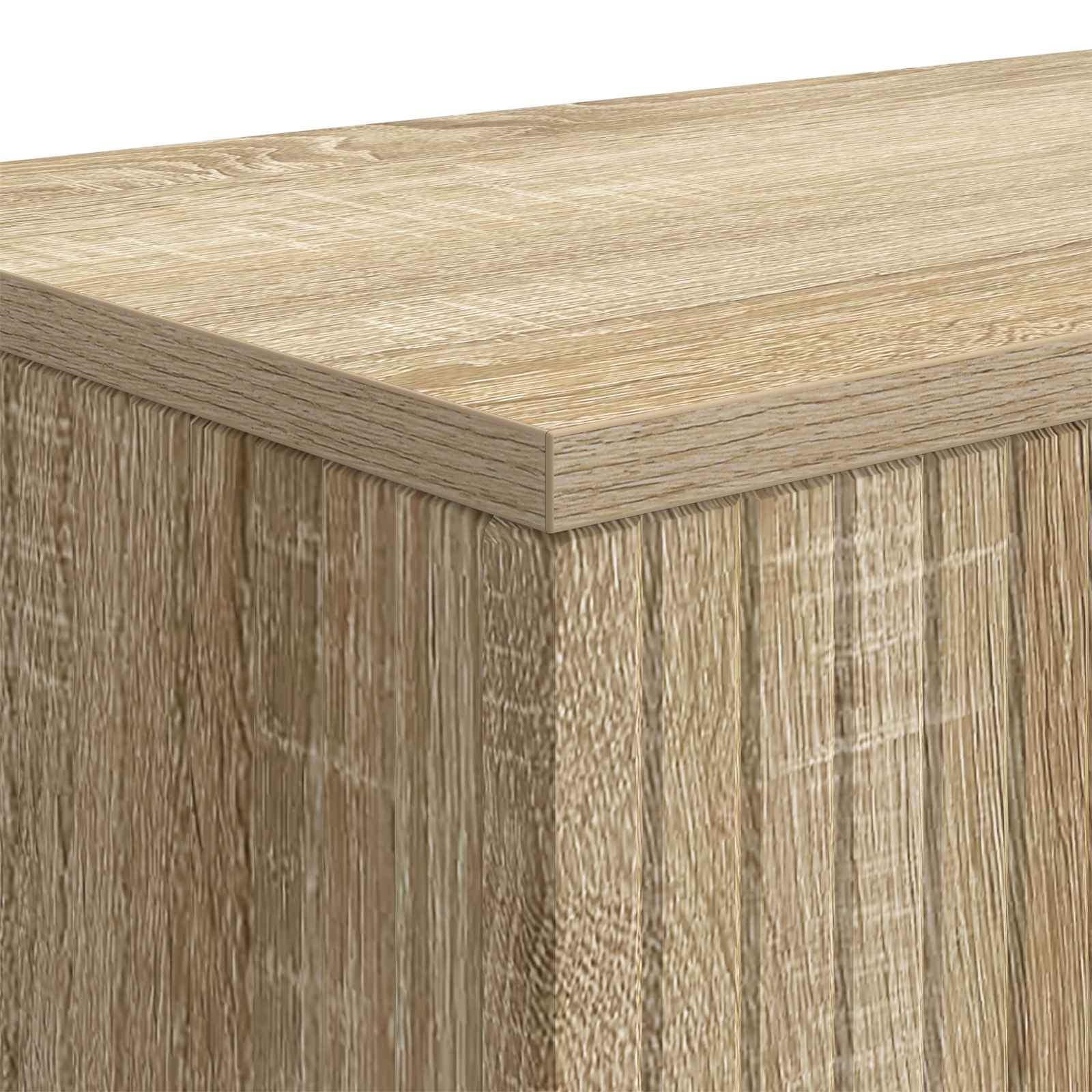 Table console Chêne Sonoma 101 x 29 x 74 cm Bois d’ingénierie - XIOS