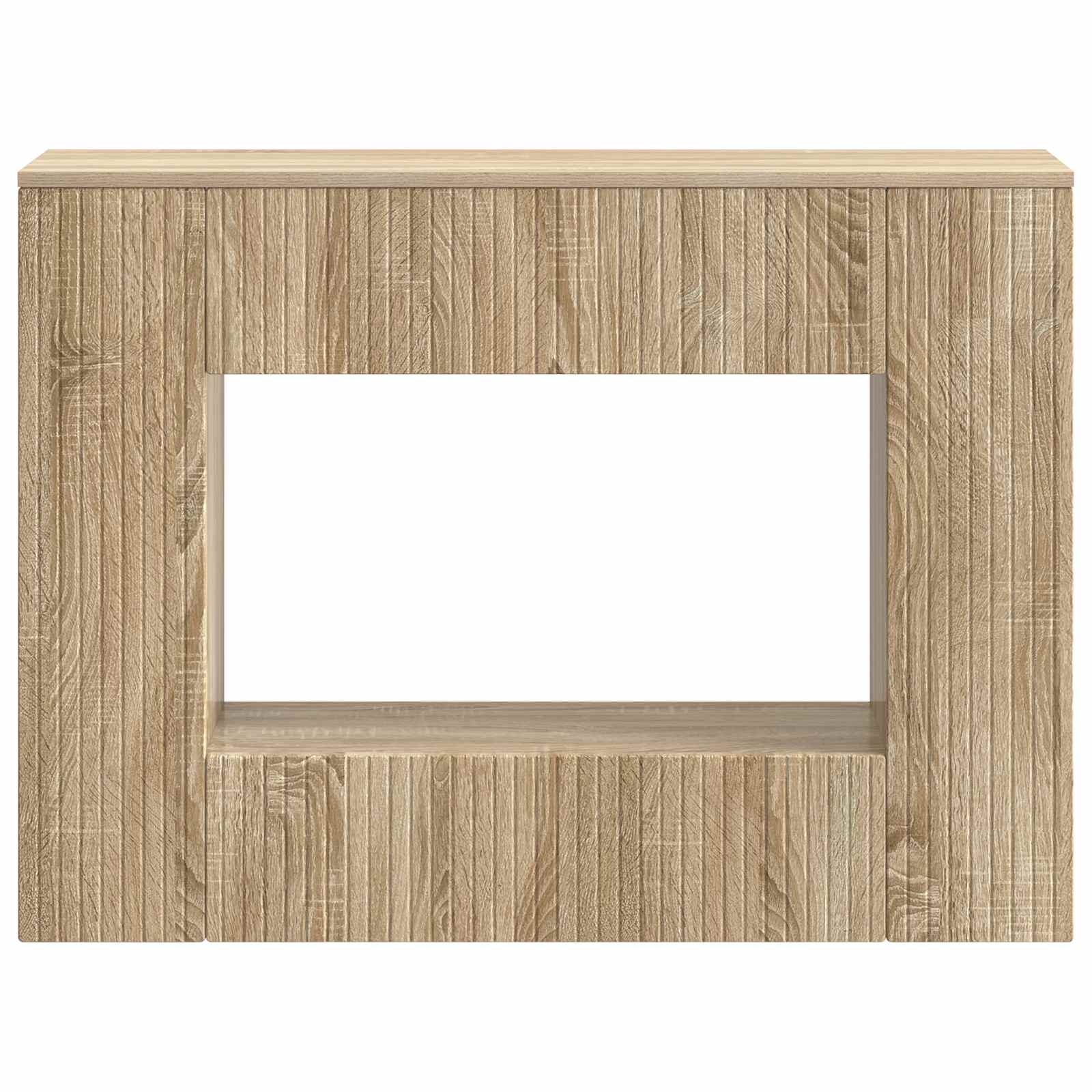 Table console Chêne Sonoma 101 x 29 x 74 cm Bois d’ingénierie - XIOS