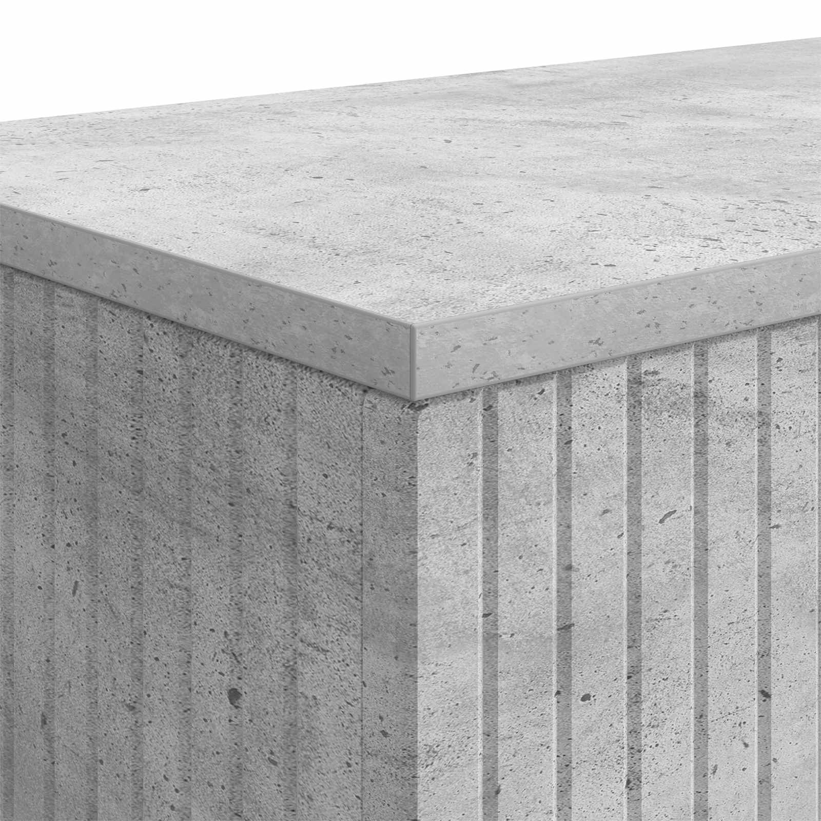 Table console Gris Béton 101 x 29 x 74 cm Bois d’ingénierie - XIOS