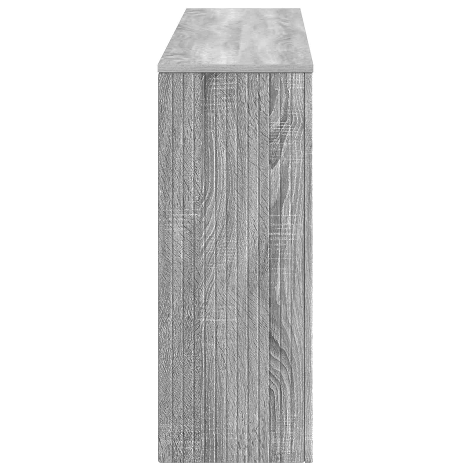 Table console Gris Sonoma 155 x 29 x 74 cm Bois d’ingénierie